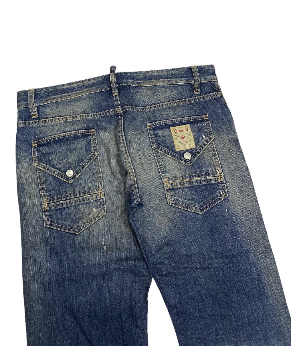 Dsquared2 DSQUARED2 MADE IN ITALY DISTRESSED DENIM PANTS RARE DESIGN Size US 35 - 8 Thumbnail