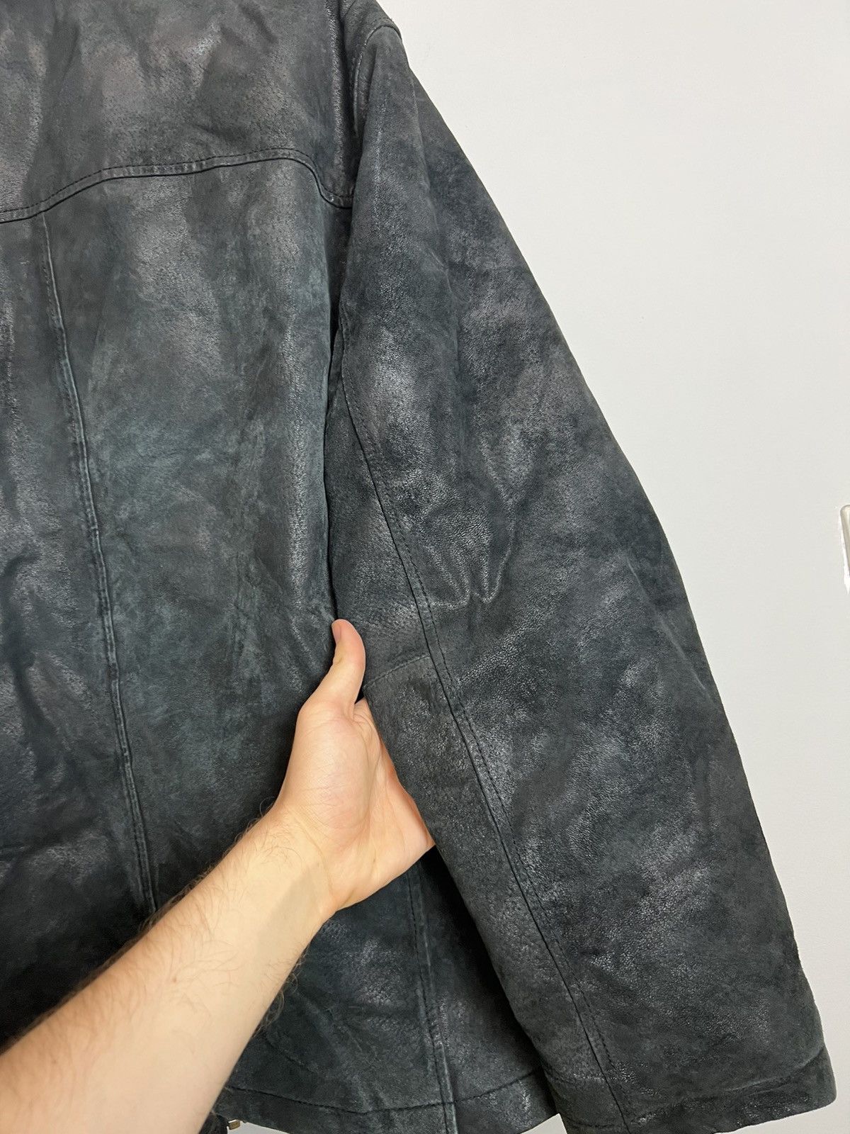 Vintage Vintage 90s Petrof Genuine Real Leather Rare Jacket XL Size US XL / EU 56 / 4 - 8 Thumbnail