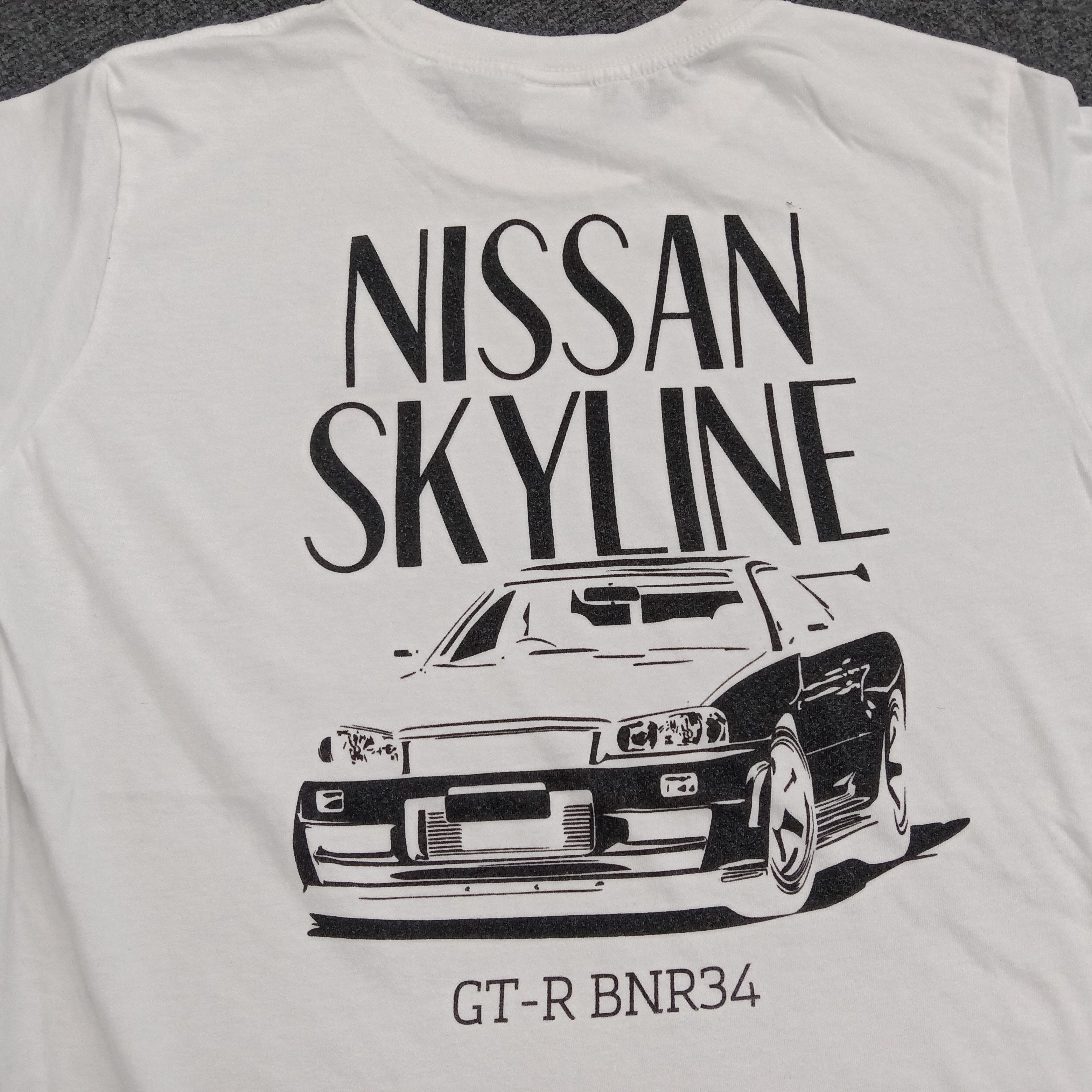 Japanese Brand Nissan Skyline GT-R R34 Racing Team Tshirt Size US M / EU 48-50 / 2 - 3 Thumbnail
