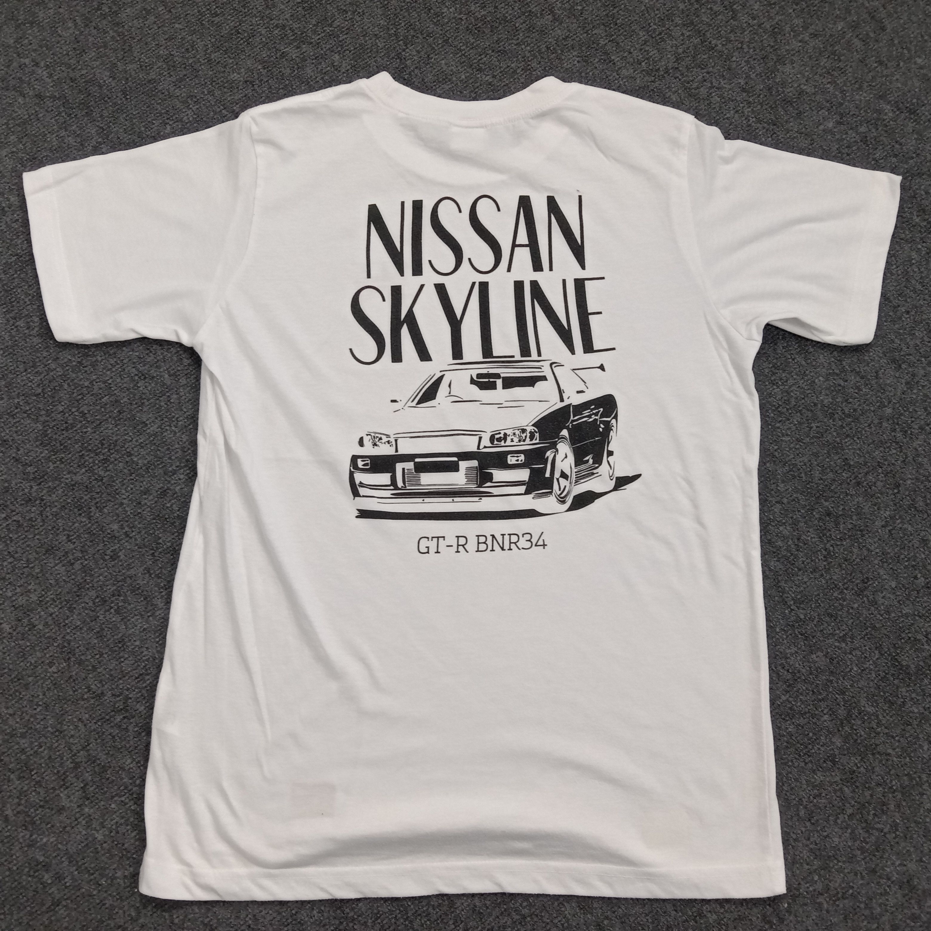 Japanese Brand Nissan Skyline GT-R R34 Racing Team Tshirt Size US M / EU 48-50 / 2 - 1 Thumbnail