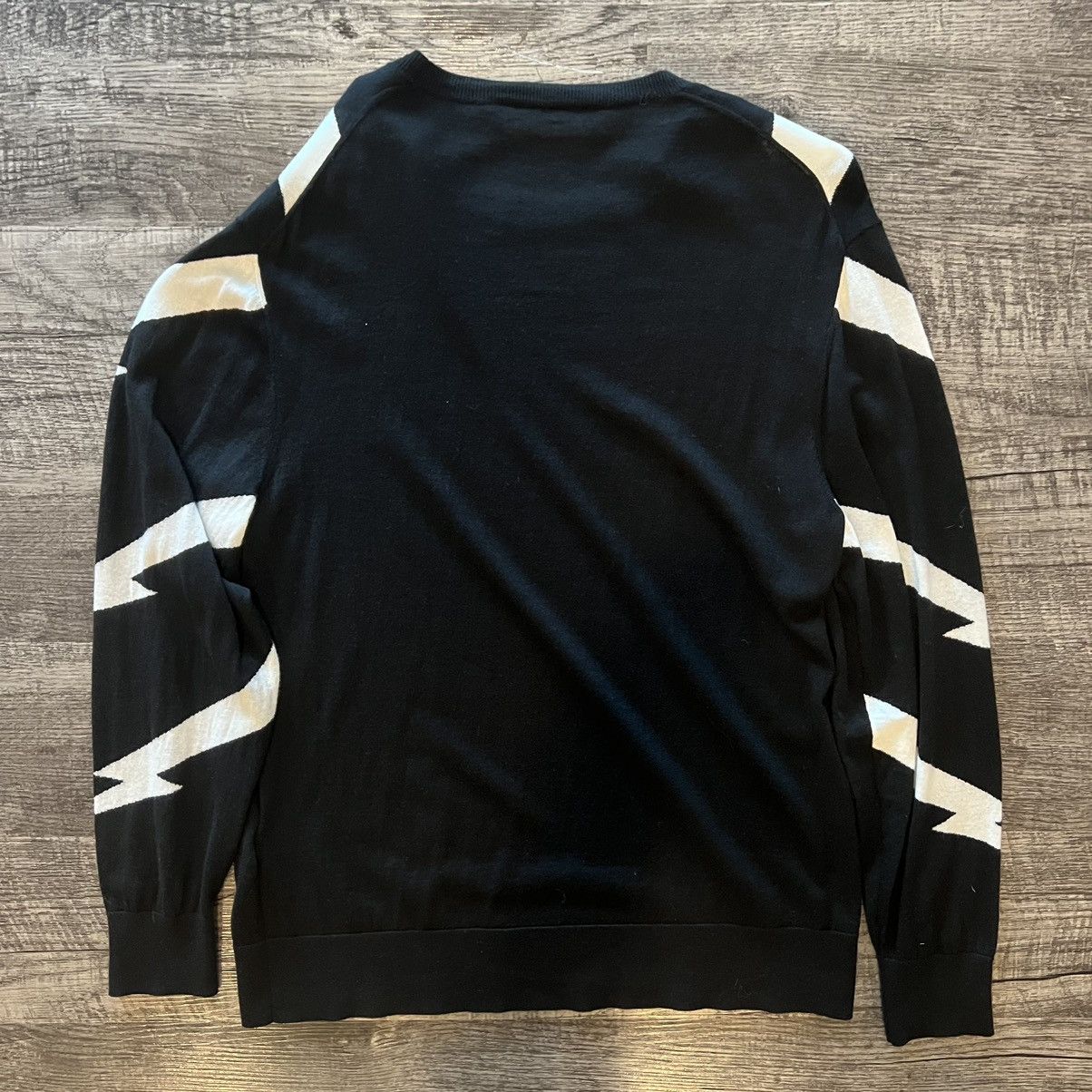 Neil Barrett Neil Barrett Thunderbolt Knit Sweater Size XL Size US XL / EU 56 / 4 - 3 Thumbnail