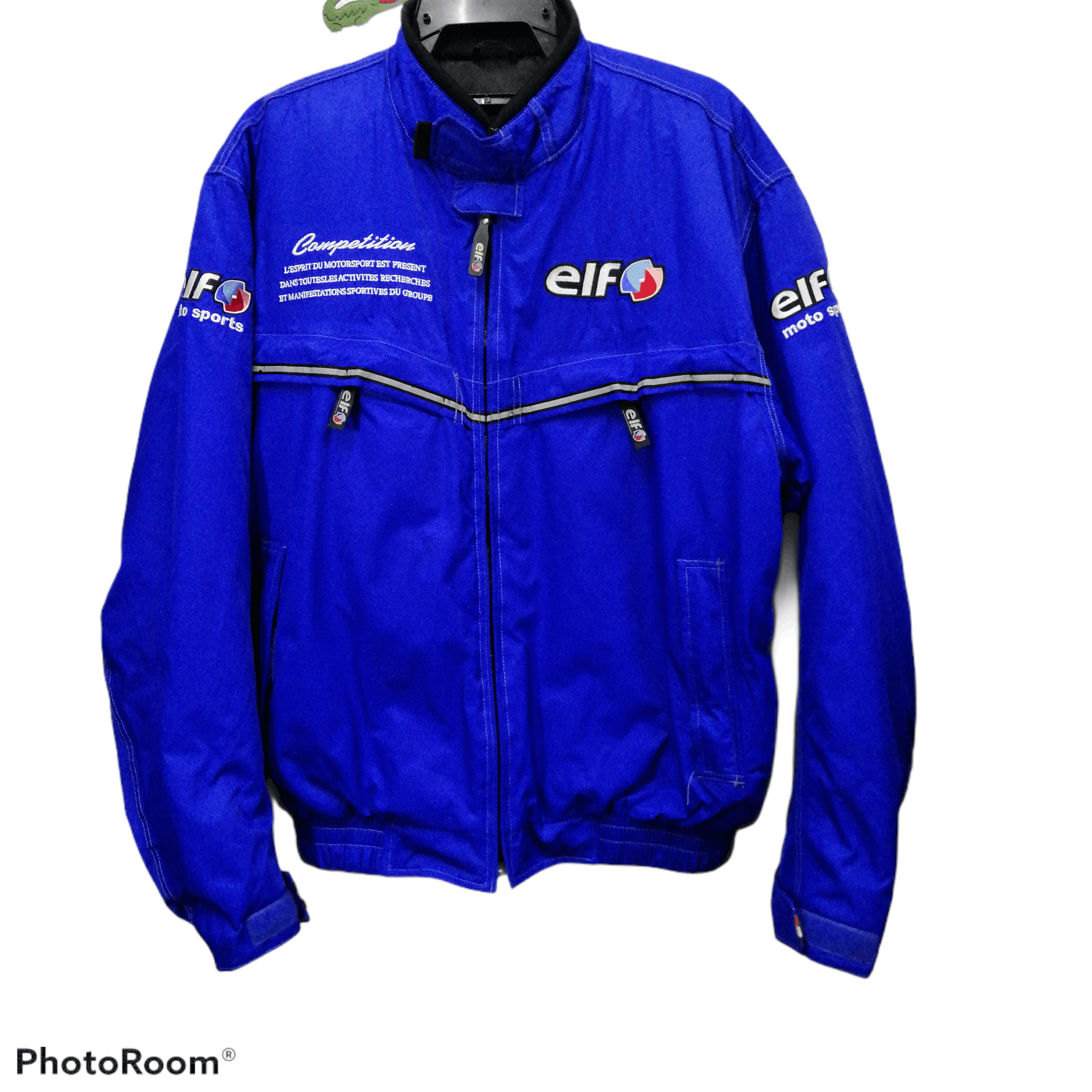 All Sport × Japanese Brand ELF MOTO SPORT COMPETITION BLUE JACKET Size US XXL / EU 58 / 5 - 2 Thumbnail