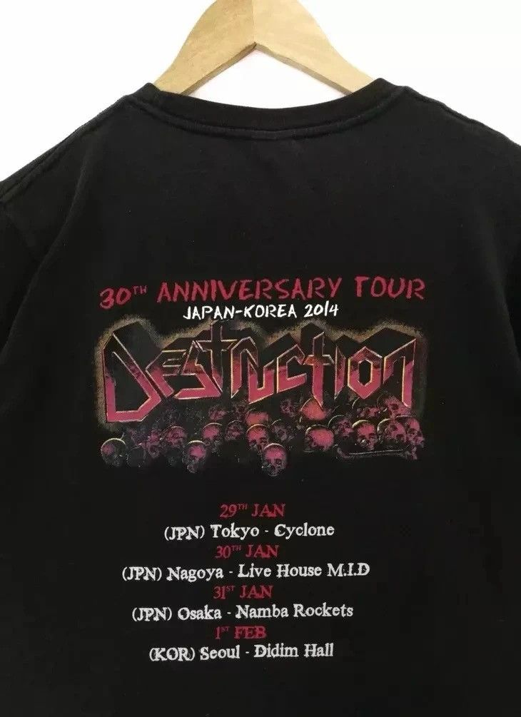 Band Tees Destruction German Trash Metal Band tshirt tour tshirt Size US M / EU 48-50 / 2 - 4 Thumbnail