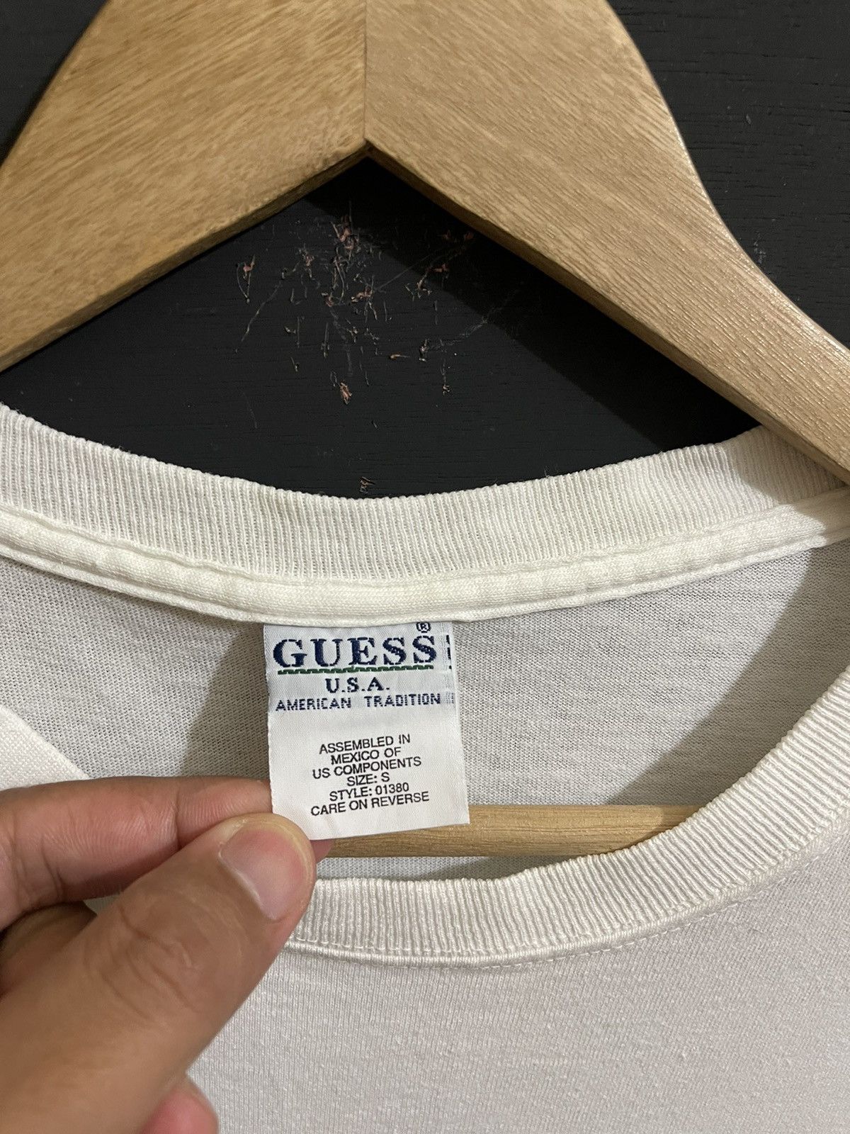 Guess × Vintage Vintage Guess USA logo tee Size US L / EU 52-54 / 3 - 4 Thumbnail