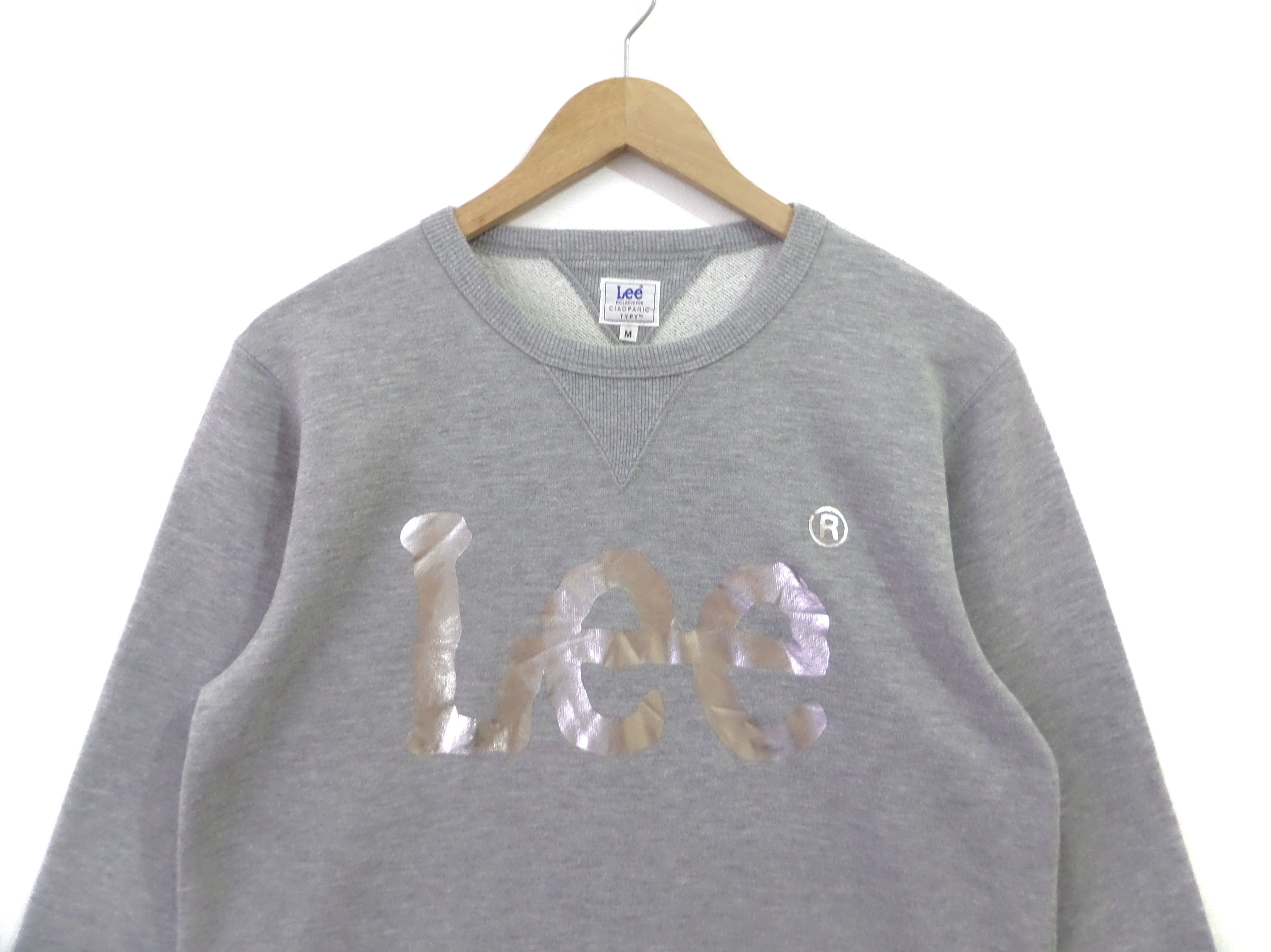 Lee × Vintage Vintage Lee Sweatshirt Lee big logo crew neck Size US M / EU 48-50 / 2 - 3 Thumbnail