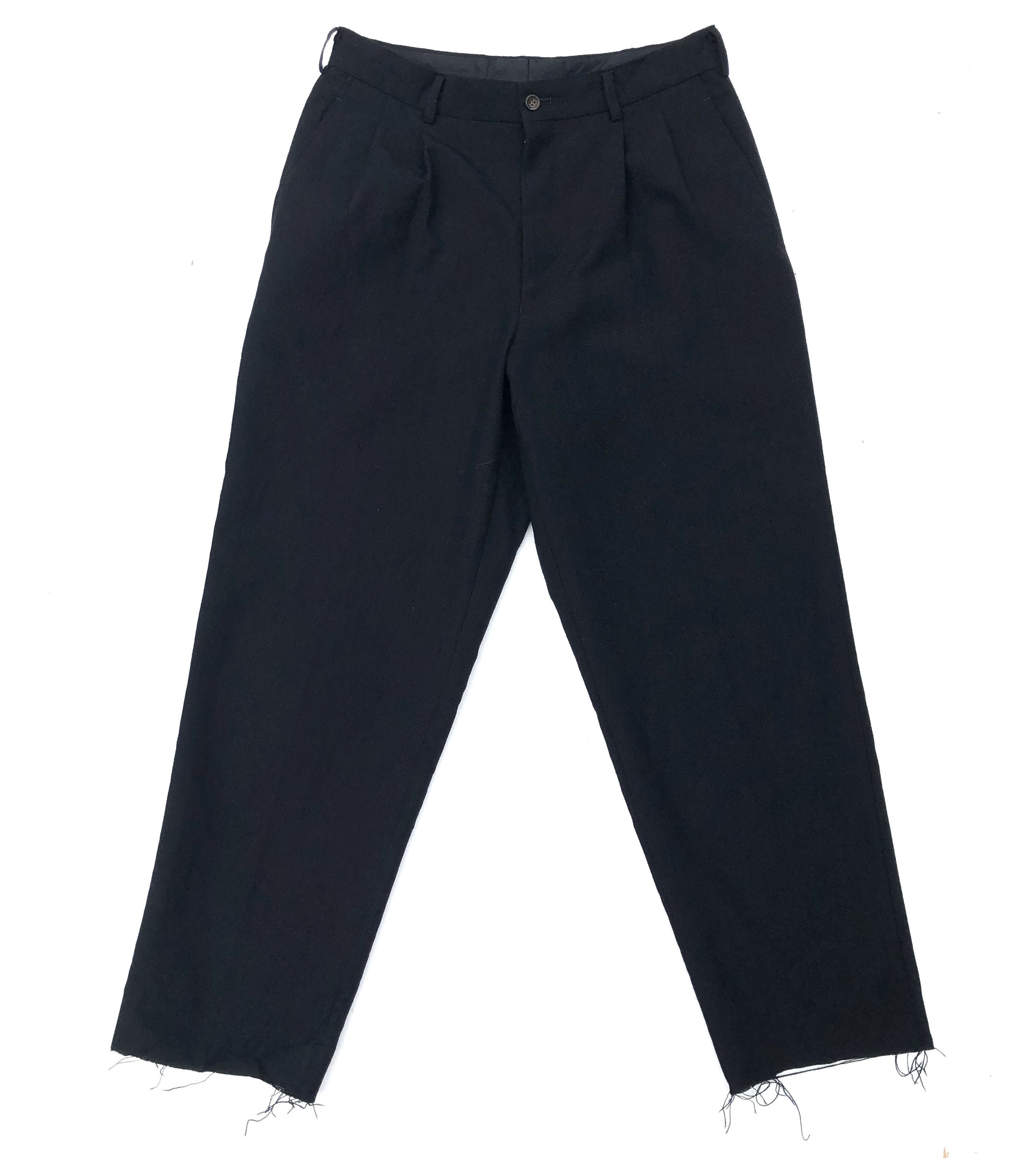 VINTAGE AD2002 COMME DES GARÇONS HOMME WOOL TROUSERS