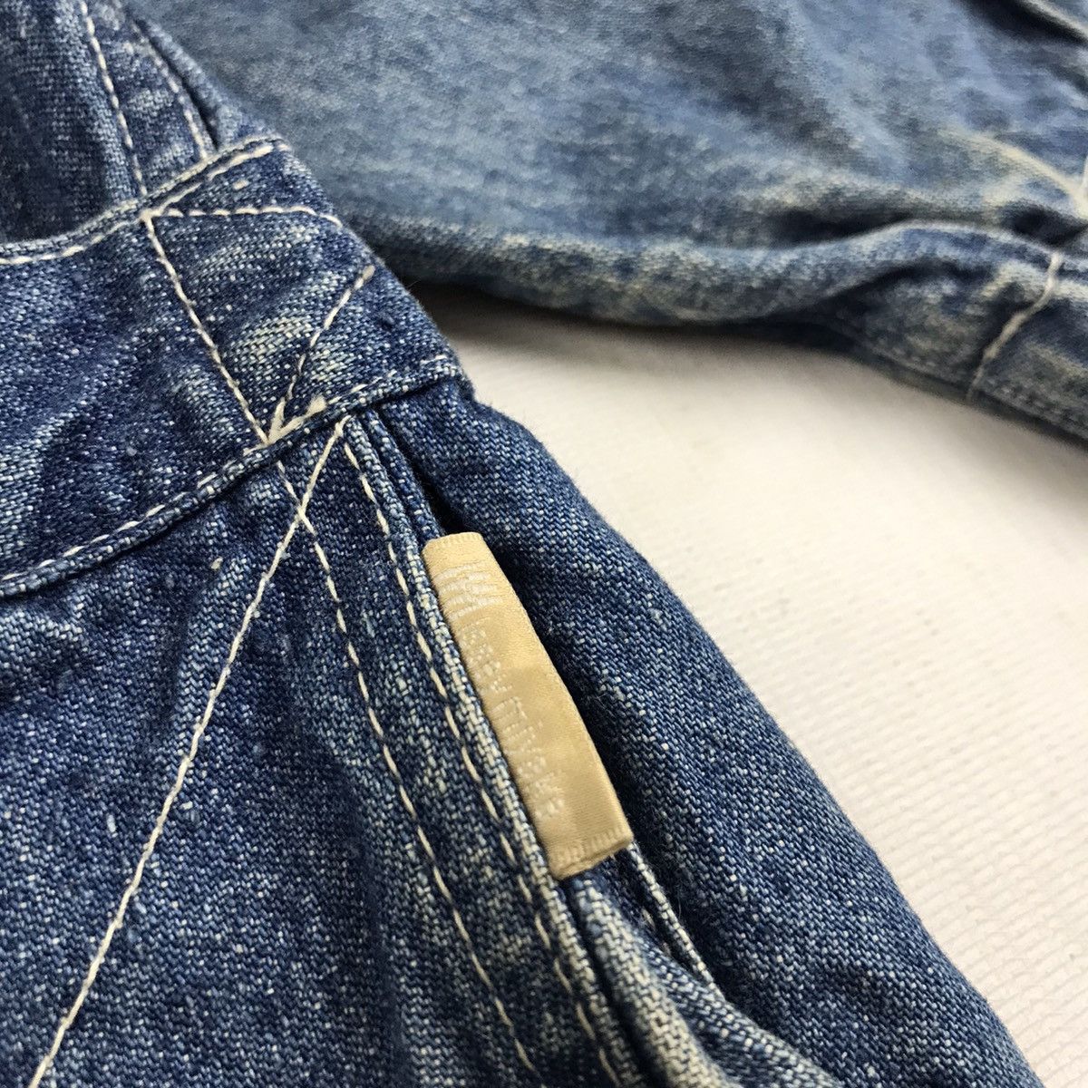 Issey Miyake Issey Miyake Oversized Denim Trench jacket Size US L / EU 52-54 / 3 - 8 Thumbnail