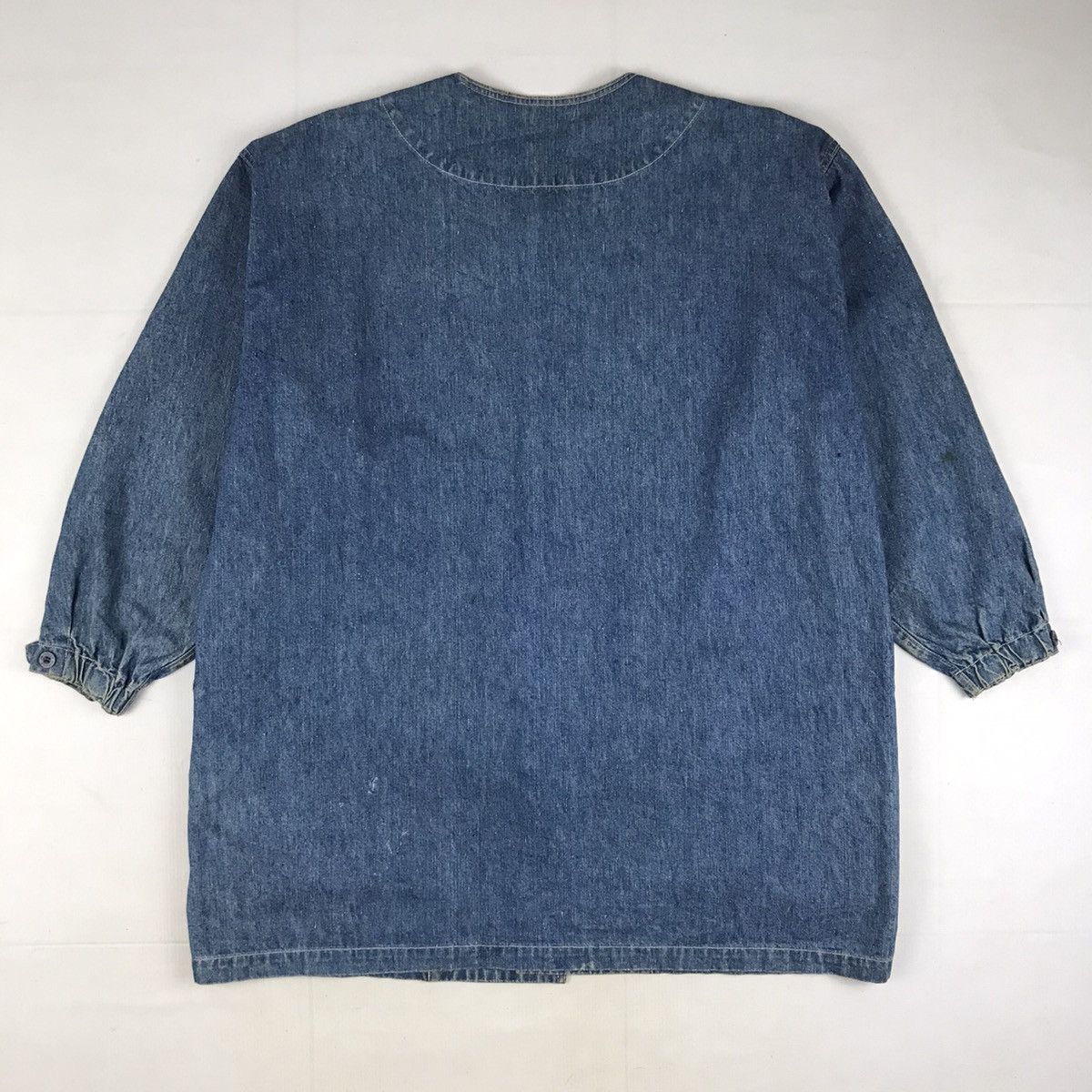 Issey Miyake Issey Miyake Oversized Denim Trench jacket Size US L / EU 52-54 / 3 - 13 Thumbnail