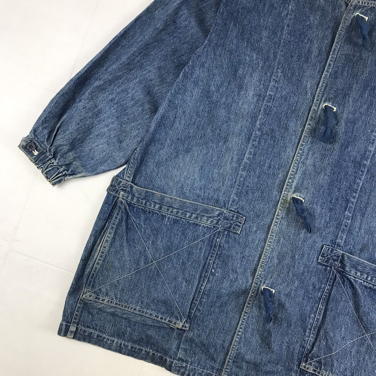 Issey Miyake Issey Miyake Oversized Denim Trench jacket Size US L / EU 52-54 / 3 - 6 Thumbnail