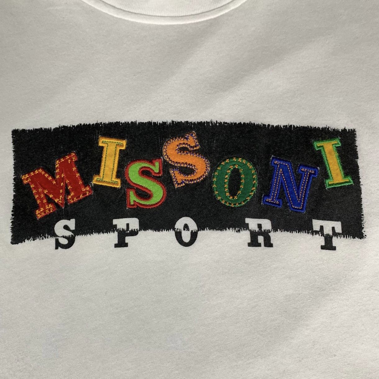 Missoni 💥Rare💥90s Vintage Missoni Sport Shirt Embroidery Spellout Size US L / EU 52-54 / 3 - 4 Thumbnail