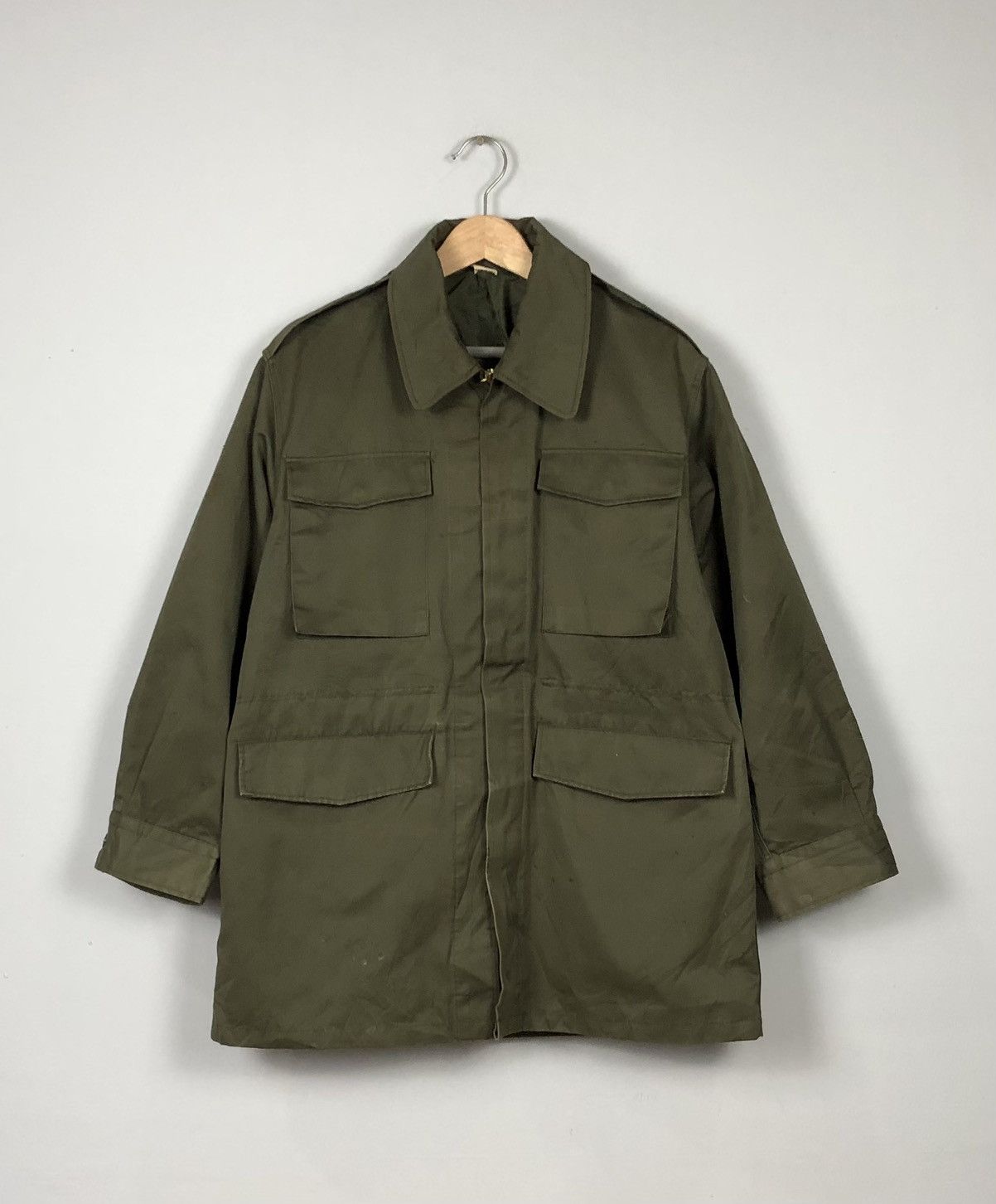 Vintage Vintage 80s Military Utility Jacket Size US L / EU 52-54 / 3 - 1 Thumbnail