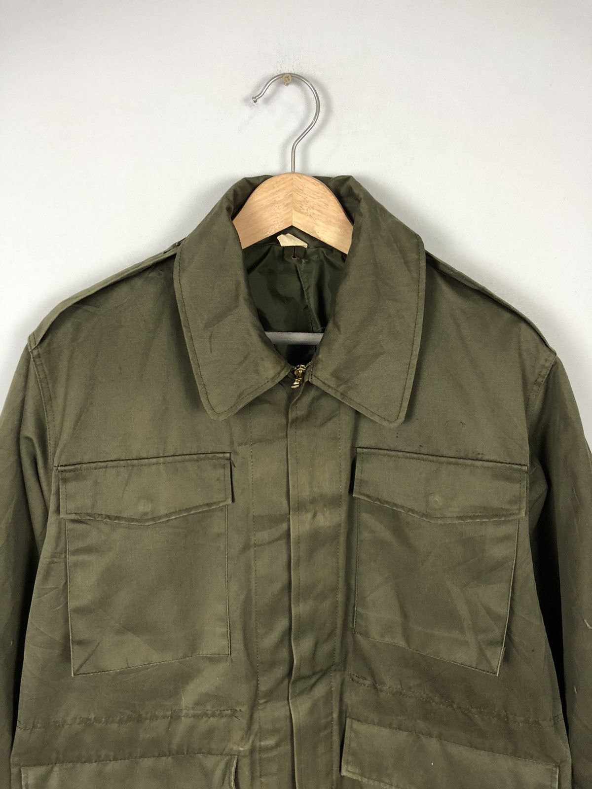 Vintage Vintage 80s Military Utility Jacket Size US L / EU 52-54 / 3 - 2 Thumbnail