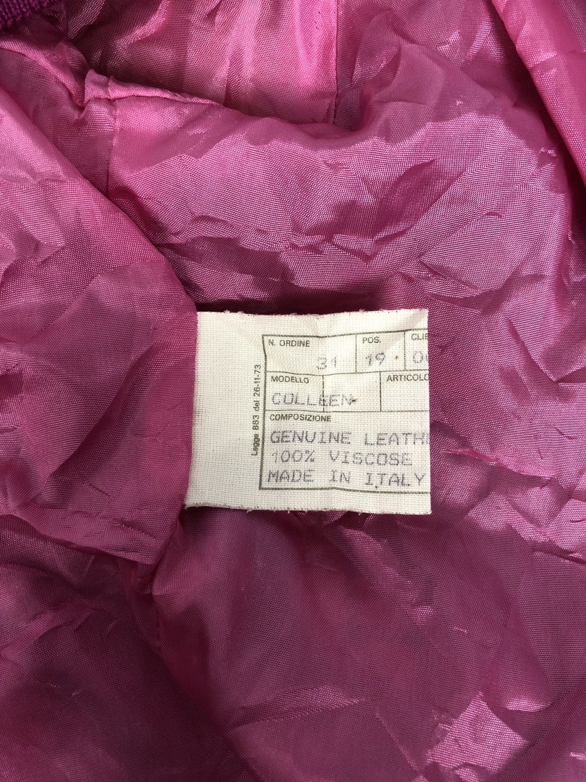 Bally × Other Vintage Bally Genuine Leather Viscosse Jacket Size L / US 10 / IT 46 - 10 Thumbnail