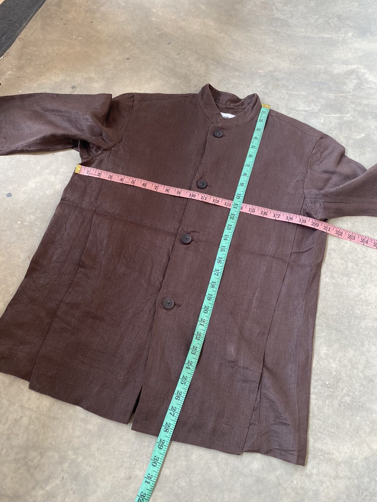Designer × Issey Miyake × Japanese Brand Issey Miyake Plantation Embroidery Linen Jacket Men Size US M / EU 48-50 / 2 - 9 Thumbnail