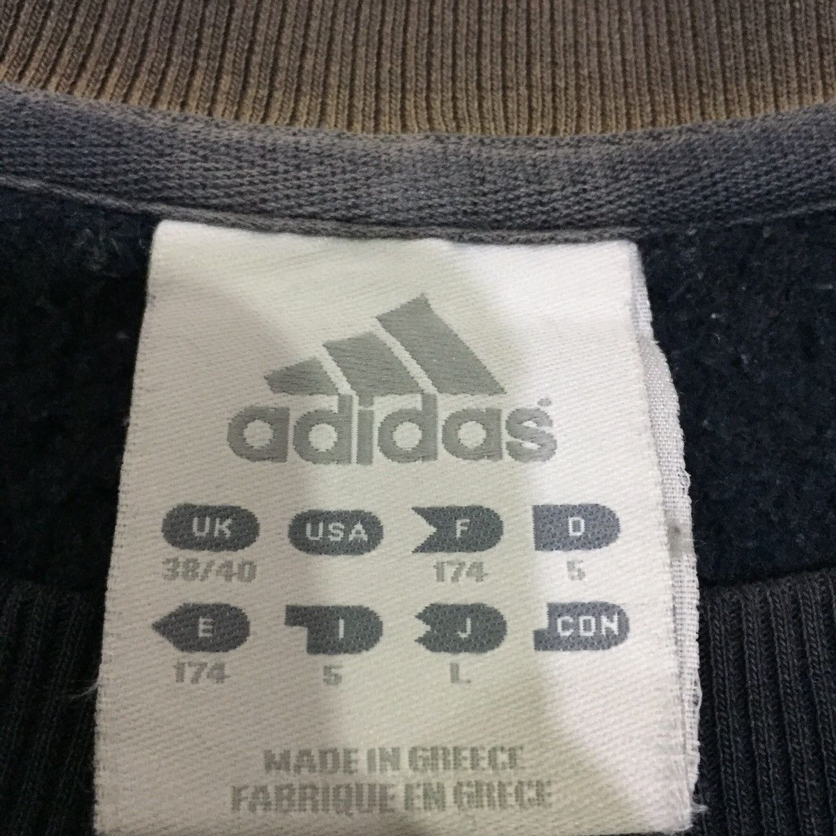 Adidas Adidas Sweatshirt Spellout Big Logo size L Size US L / EU 52-54 / 3 - 9 Thumbnail