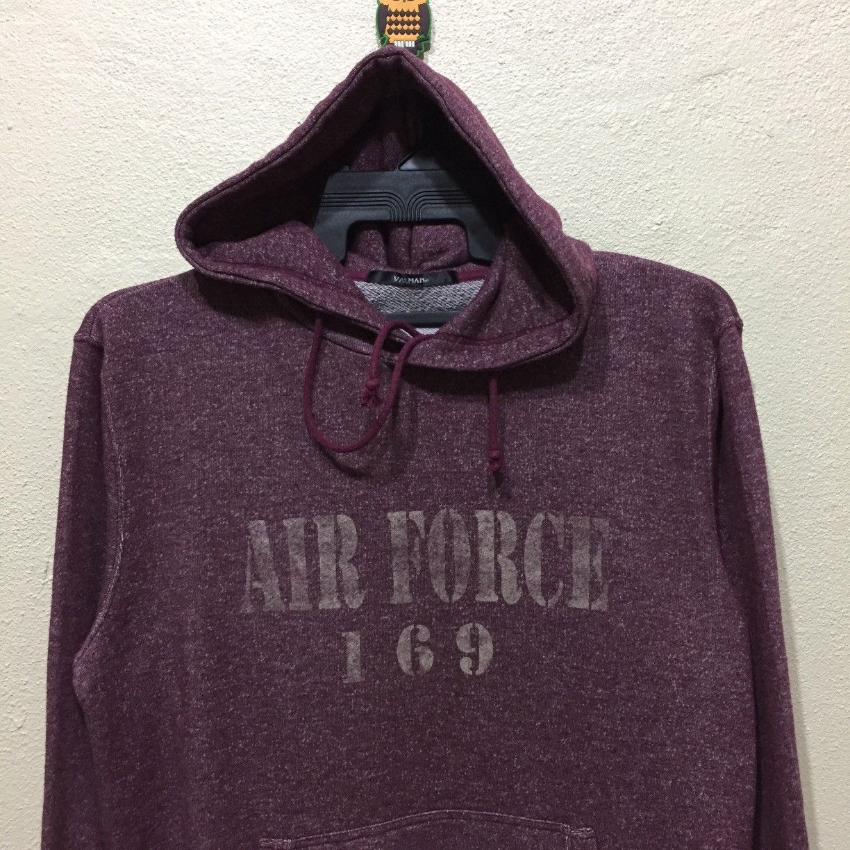 Japanese Brand VALMAN Hoodie spellout AIR FORCE 169 size L Size US L / EU 52-54 / 3 - 5 Thumbnail