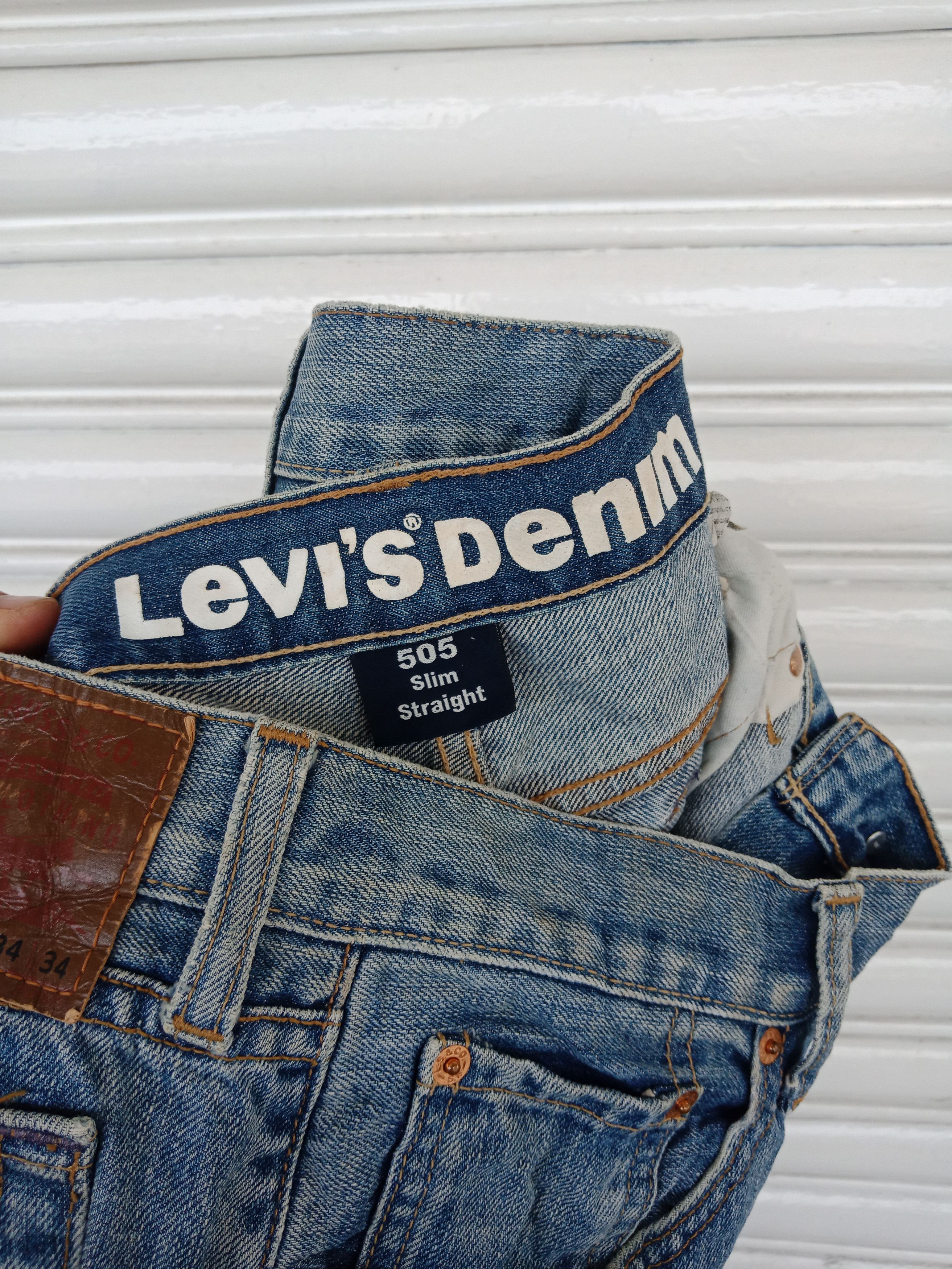 Levi's Levi's 505 Slim Straight (34" X 33") Size US 34 / EU 50 - 8 Thumbnail