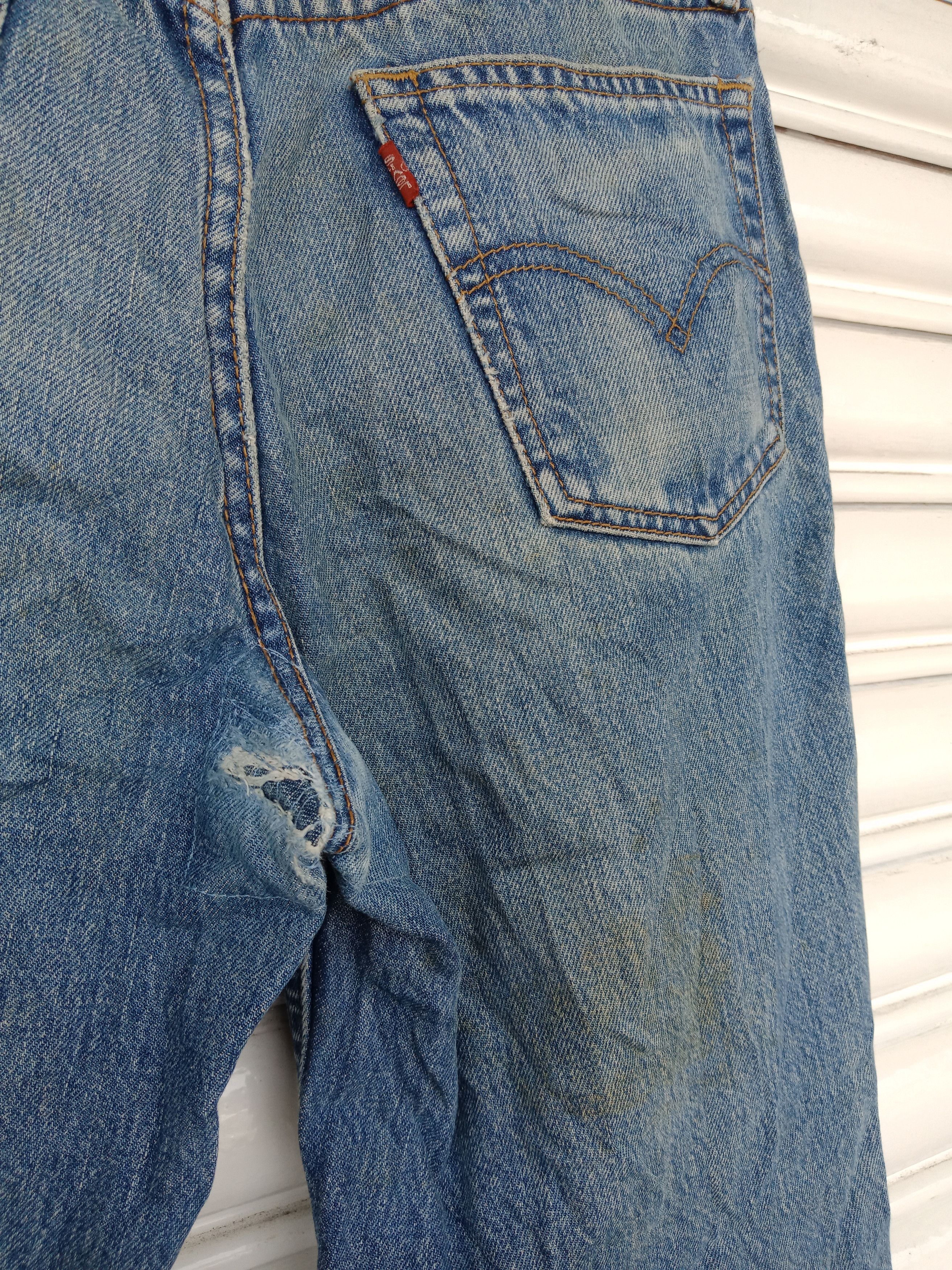 Levi's Levi's 505 Distressed Light Washed (31" X 27") Size US 31 - 5 Thumbnail