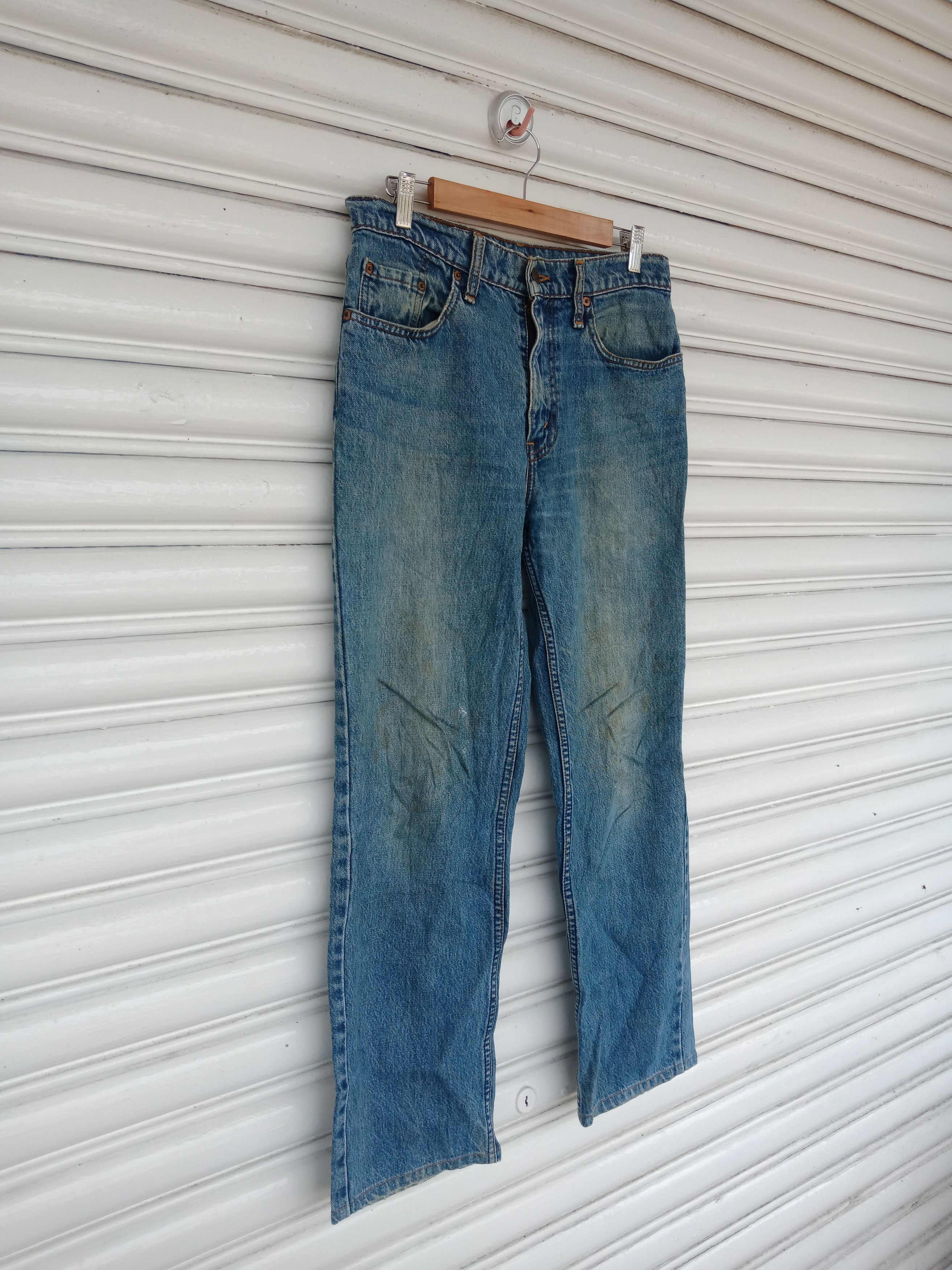 Levi's Levi's 505 Distressed Light Washed (31" X 27") Size US 31 - 4 Thumbnail