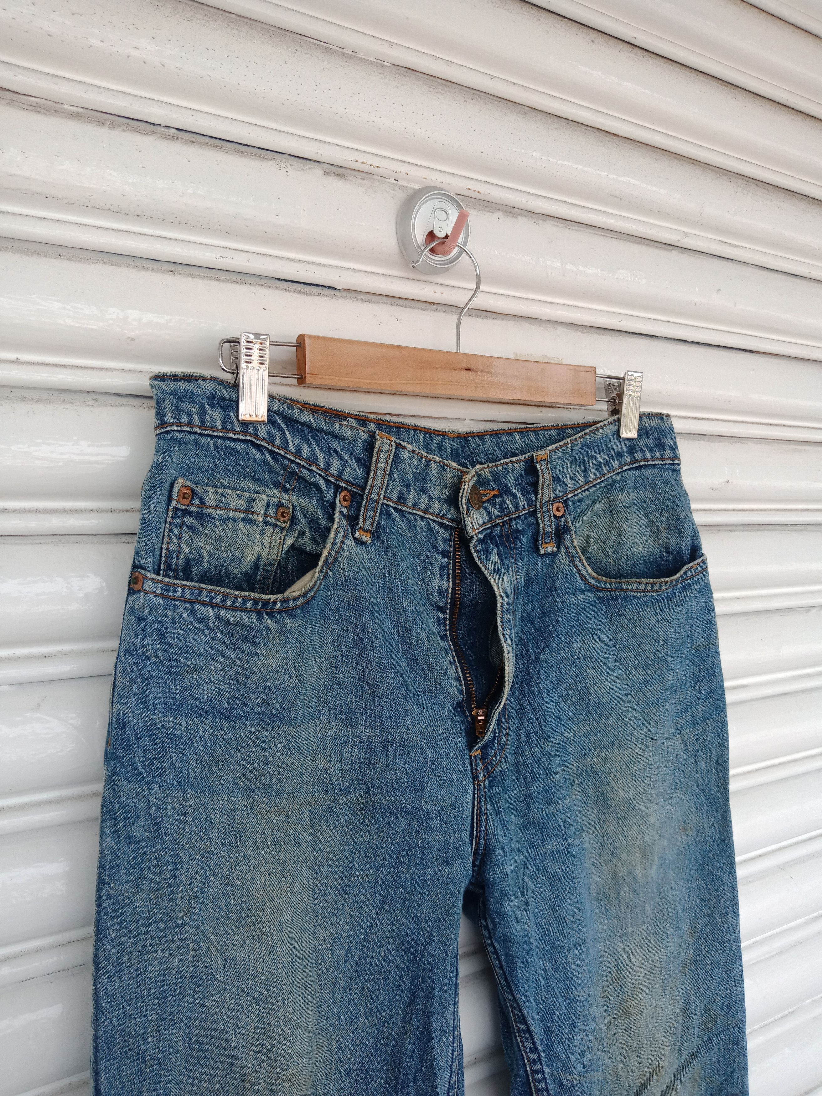 Levi's Levi's 505 Distressed Light Washed (31" X 27") Size US 31 - 6 Thumbnail