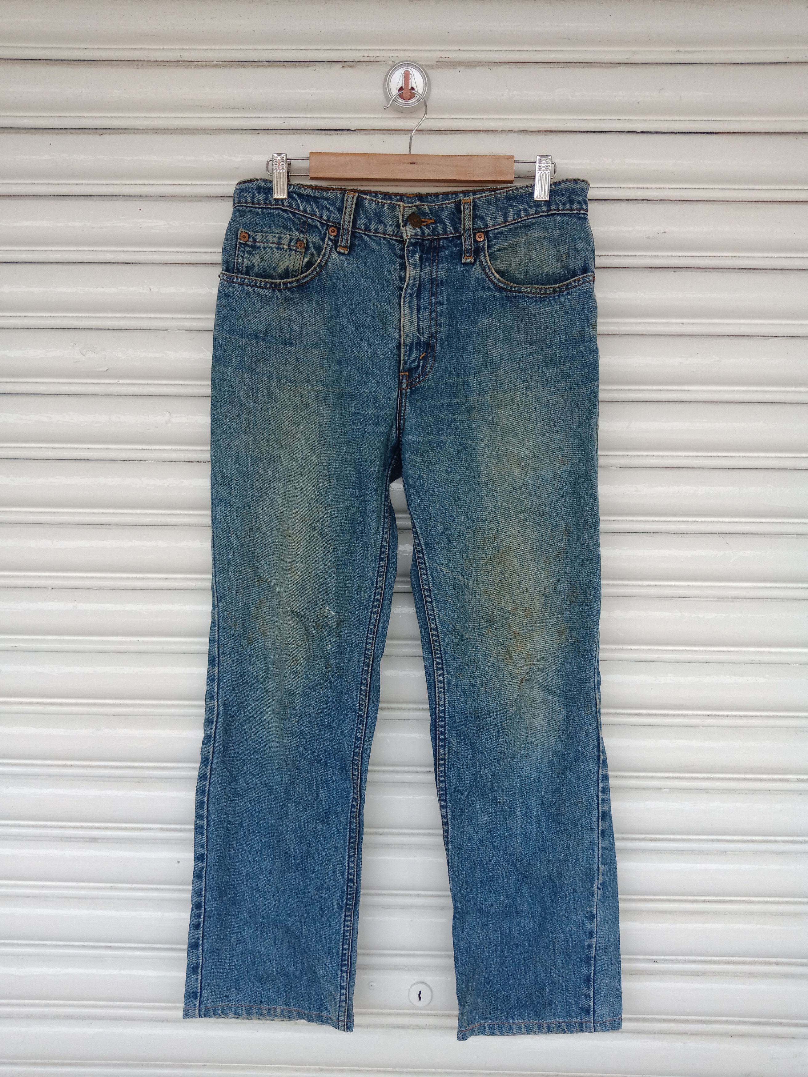 Levi's Levi's 505 Distressed Light Washed (31" X 27") Size US 31 - 1 Thumbnail