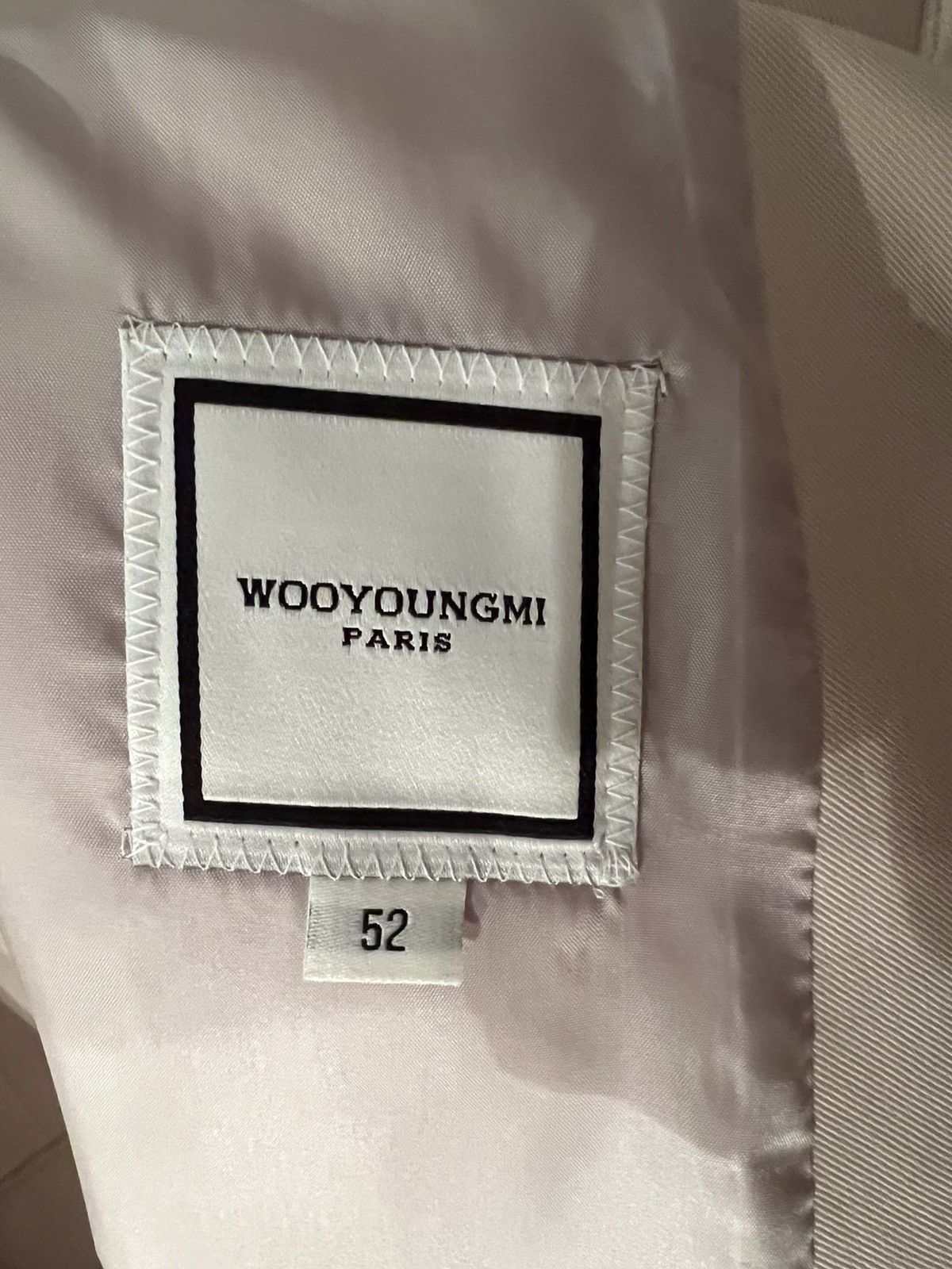 Wooyoungmi NEW SS20 sz52 Beige Double Breasted Cotton Blazer Jacket Size US L / EU 52-54 / 3 - 7 Thumbnail