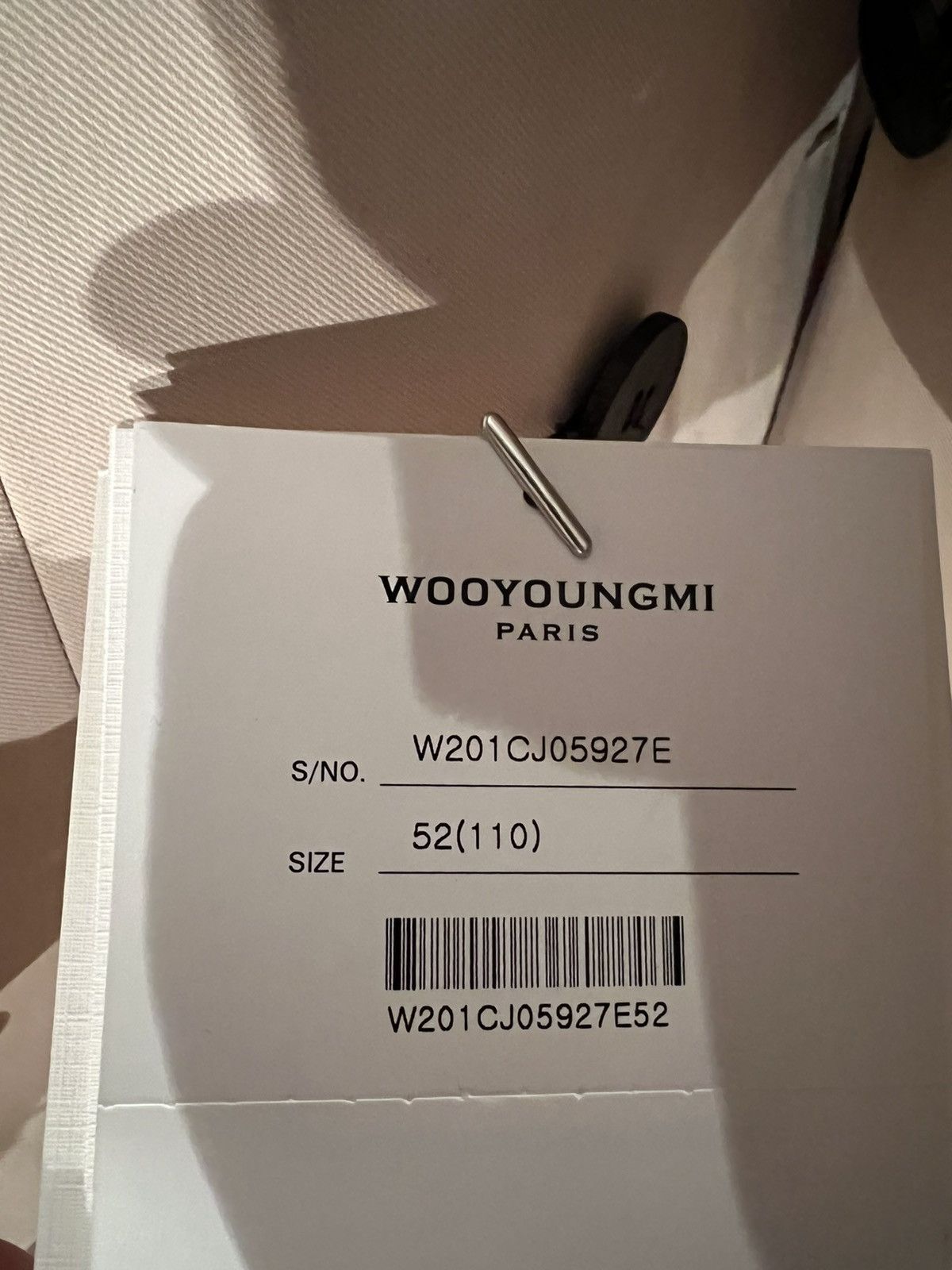 Wooyoungmi NEW SS20 sz52 Beige Double Breasted Cotton Blazer Jacket Size US L / EU 52-54 / 3 - 6 Thumbnail