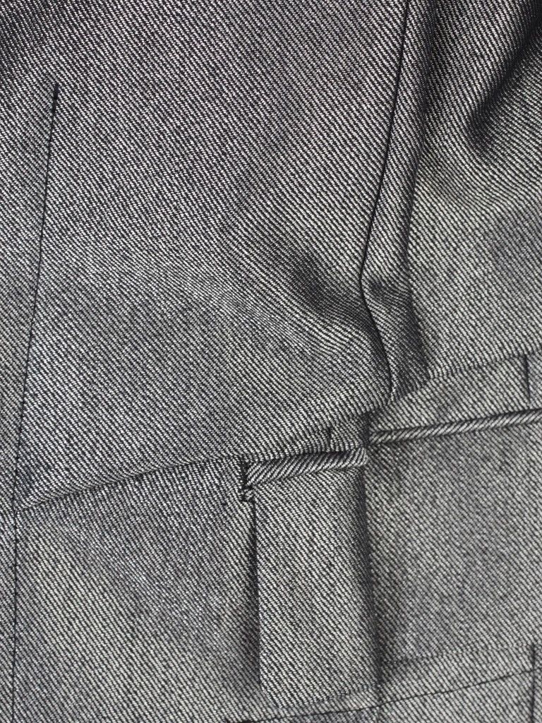 Comme des Garcons Homme Plus NEW M Metallic Silver Deconstructed Folds Blazer Jacket Size US M / EU 48-50 / 2 - 6 Thumbnail