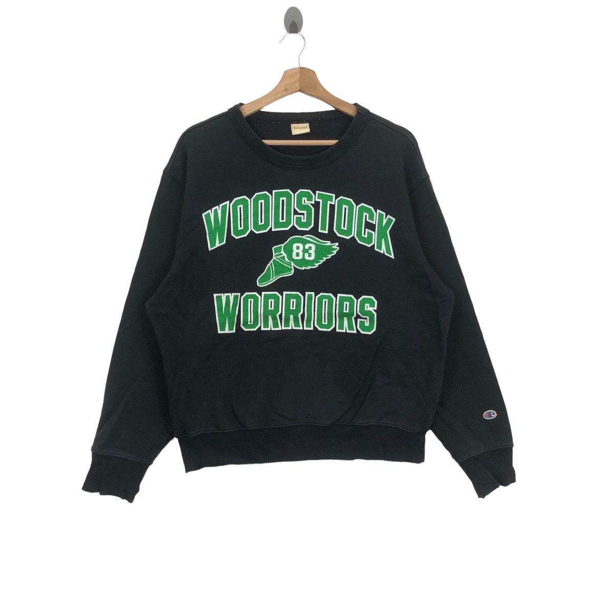 Vintage CHAMPION USA WOODSTOCK Worriors Crewneck Sweatshirt