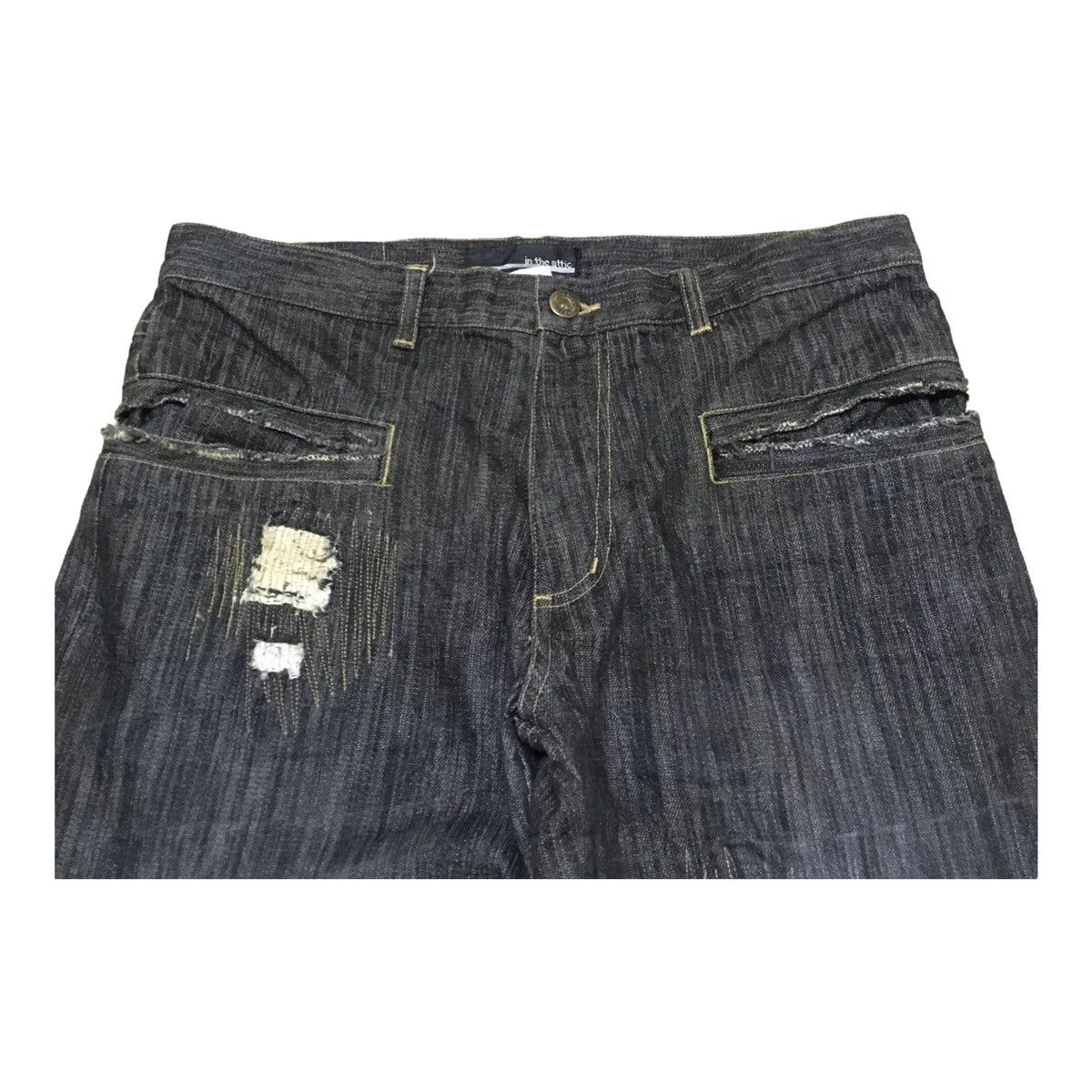 If Six Was Nine × In The Attic Rare Design Vintage Brand In The Attic Flared Jeans 1990s Size US 31 - 3 Thumbnail