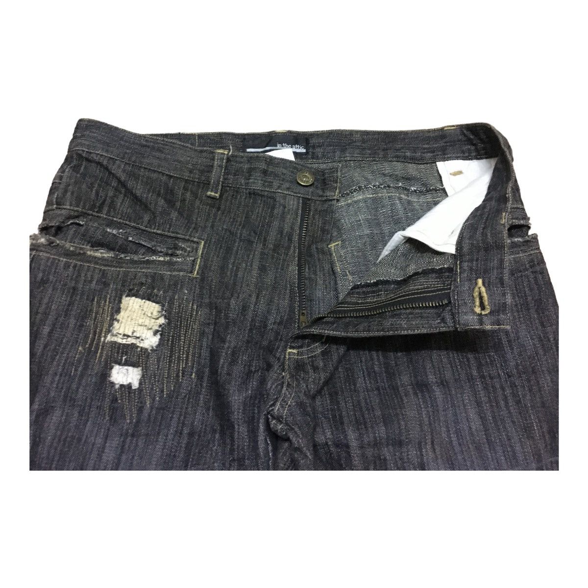 If Six Was Nine × In The Attic Rare Design Vintage Brand In The Attic Flared Jeans 1990s Size US 31 - 6 Thumbnail