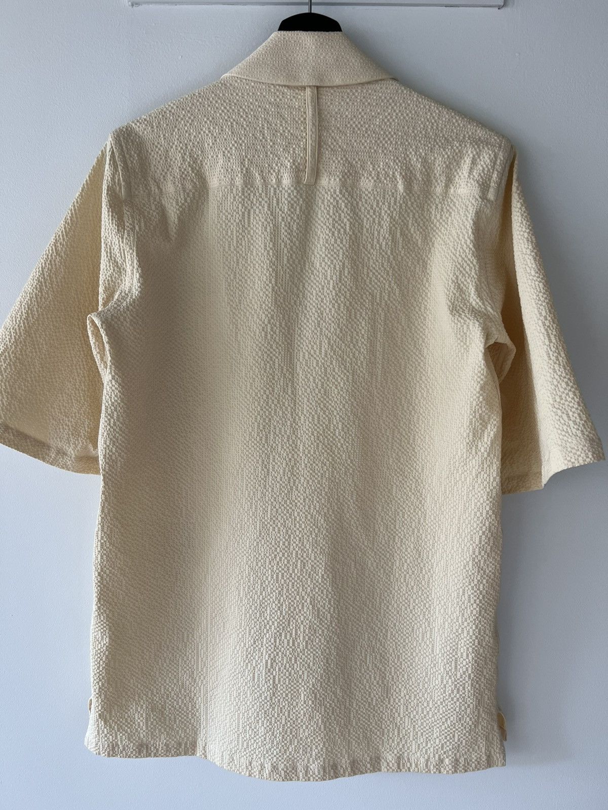Other Ecole de Pensée Seersucker Lab Oversized Pockets Ivory Shirt Size US M / EU 48-50 / 2 - 12 Thumbnail