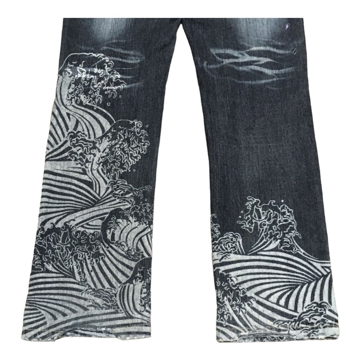 If Six Was Nine × Japanese Brand Rare Design Vintage Japanese Brand GUMU Sukajan Jeans 1990s Size US 35 - 6 Thumbnail