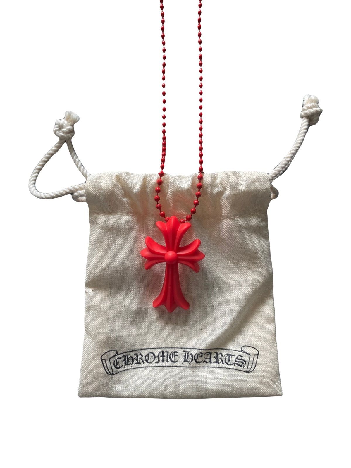Chrome Hearts Chrome Hearts Silicone Necklace - Red | Grailed