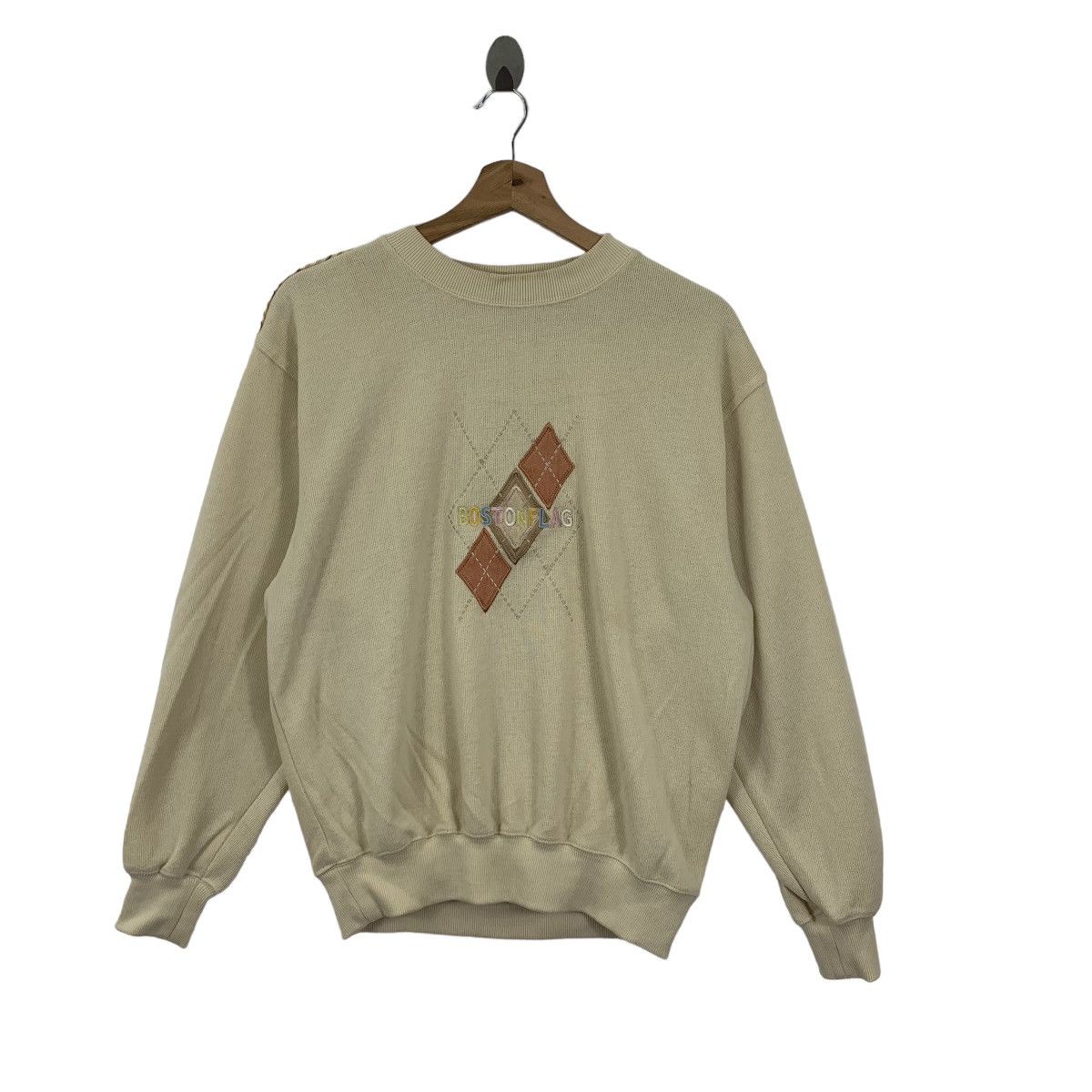 Vintage Boston Flag Jumper Pullover Sweater