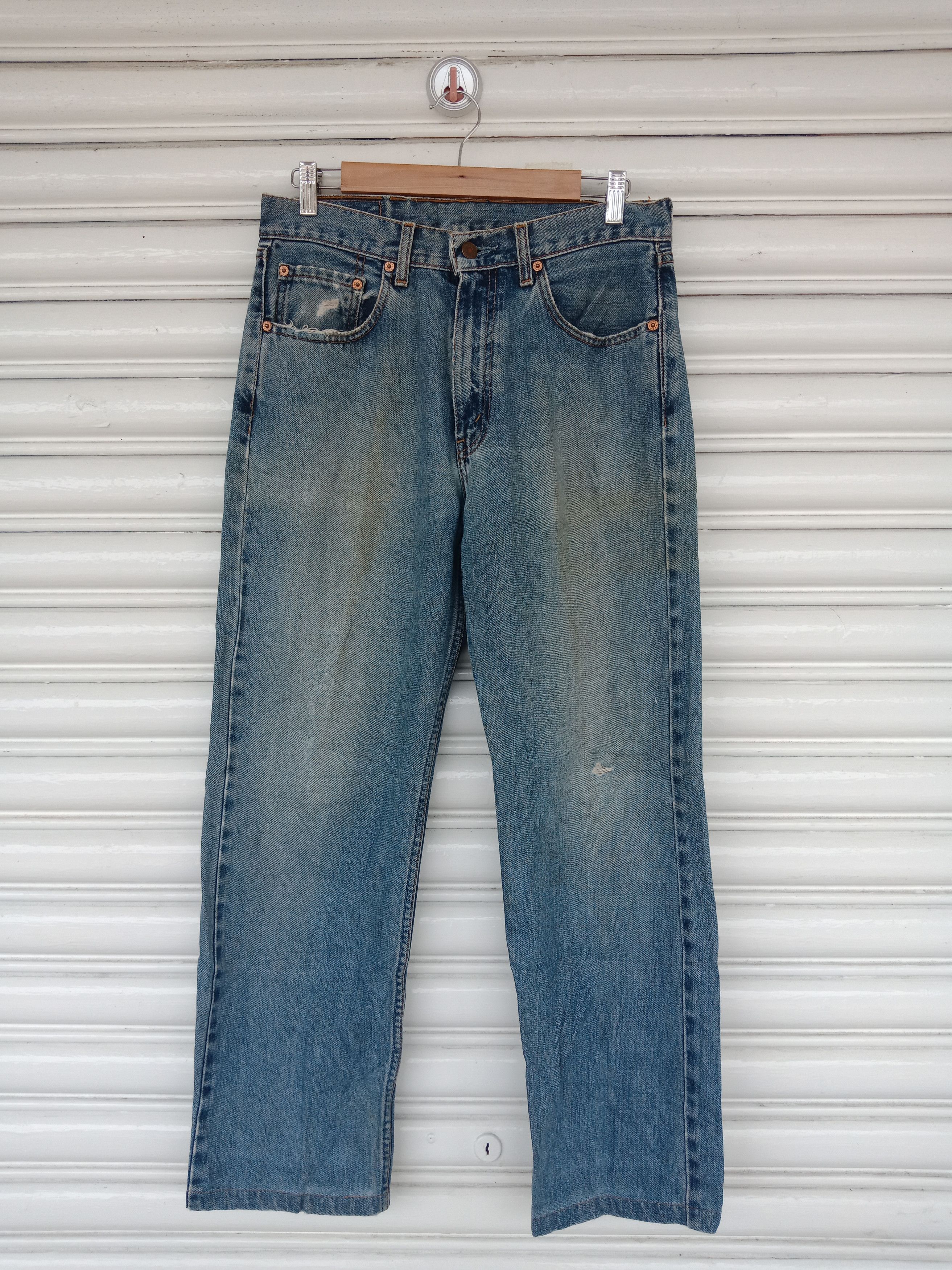Levi's Levi's 512 Light Washed Made in Japan (30" X 29") Size US 30 / EU 46 - 1 Thumbnail