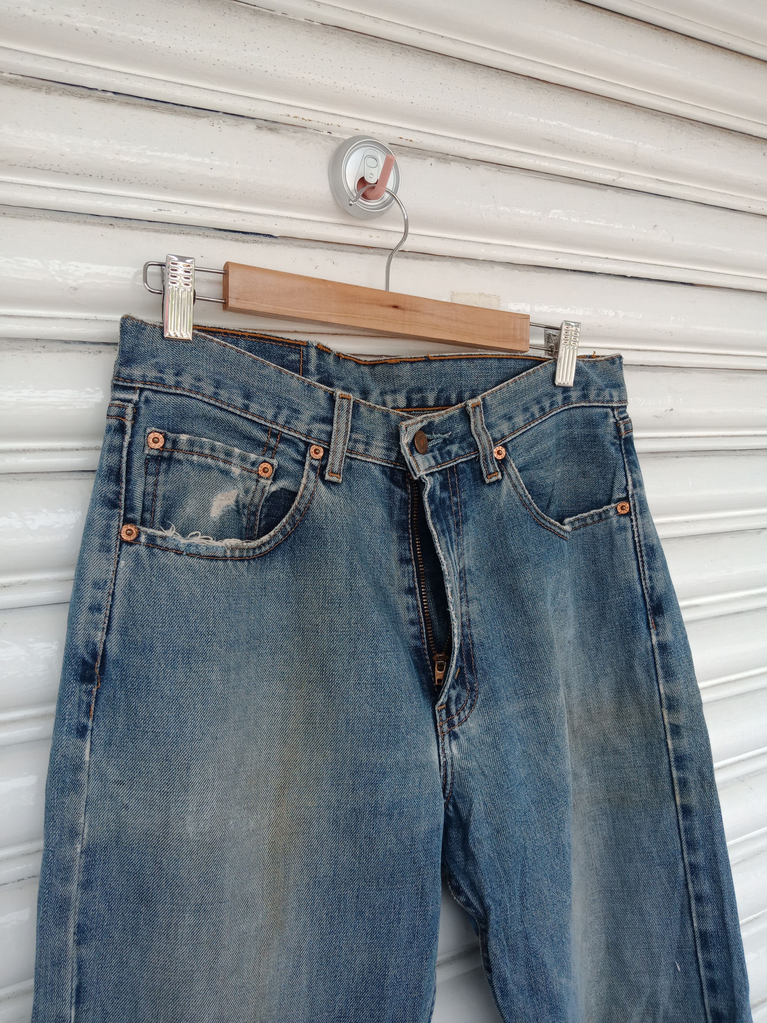 Levi's Levi's 512 Light Washed Made in Japan (30" X 29") Size US 30 / EU 46 - 5 Thumbnail