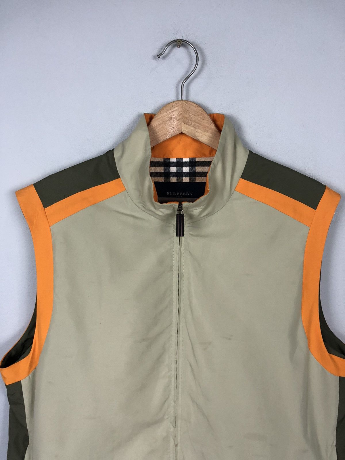 Burberry Burberry Golf Nova Check Vest Jacket Size US M / EU 48-50 / 2 - 2 Thumbnail