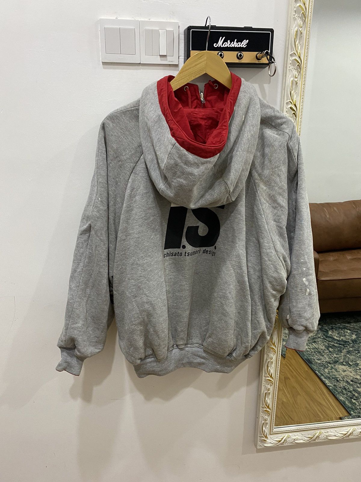 Issey Miyake Archive Issey Miyake Reversible IS Wool Logo Bomber Jacket Size US L / EU 52-54 / 3 - 16 Thumbnail