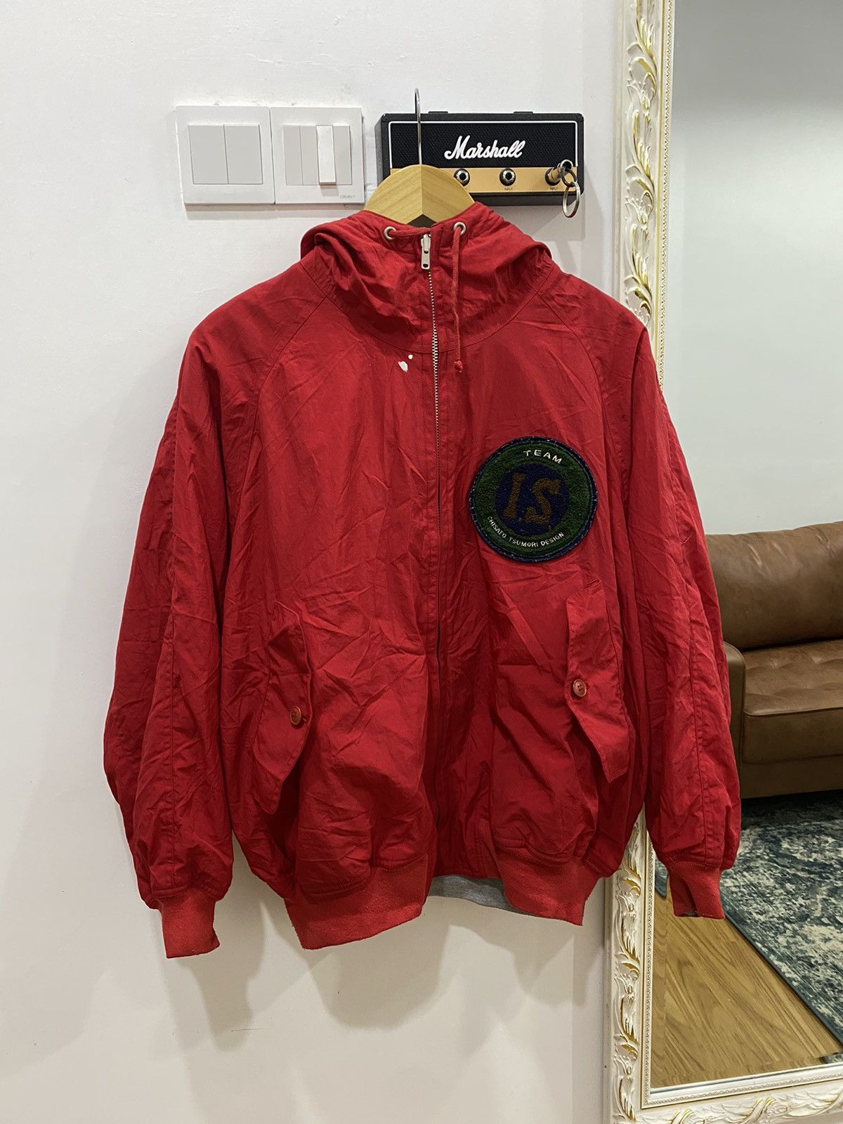 Issey Miyake Archive Issey Miyake Reversible IS Wool Logo Bomber Jacket Size US L / EU 52-54 / 3 - 12 Thumbnail