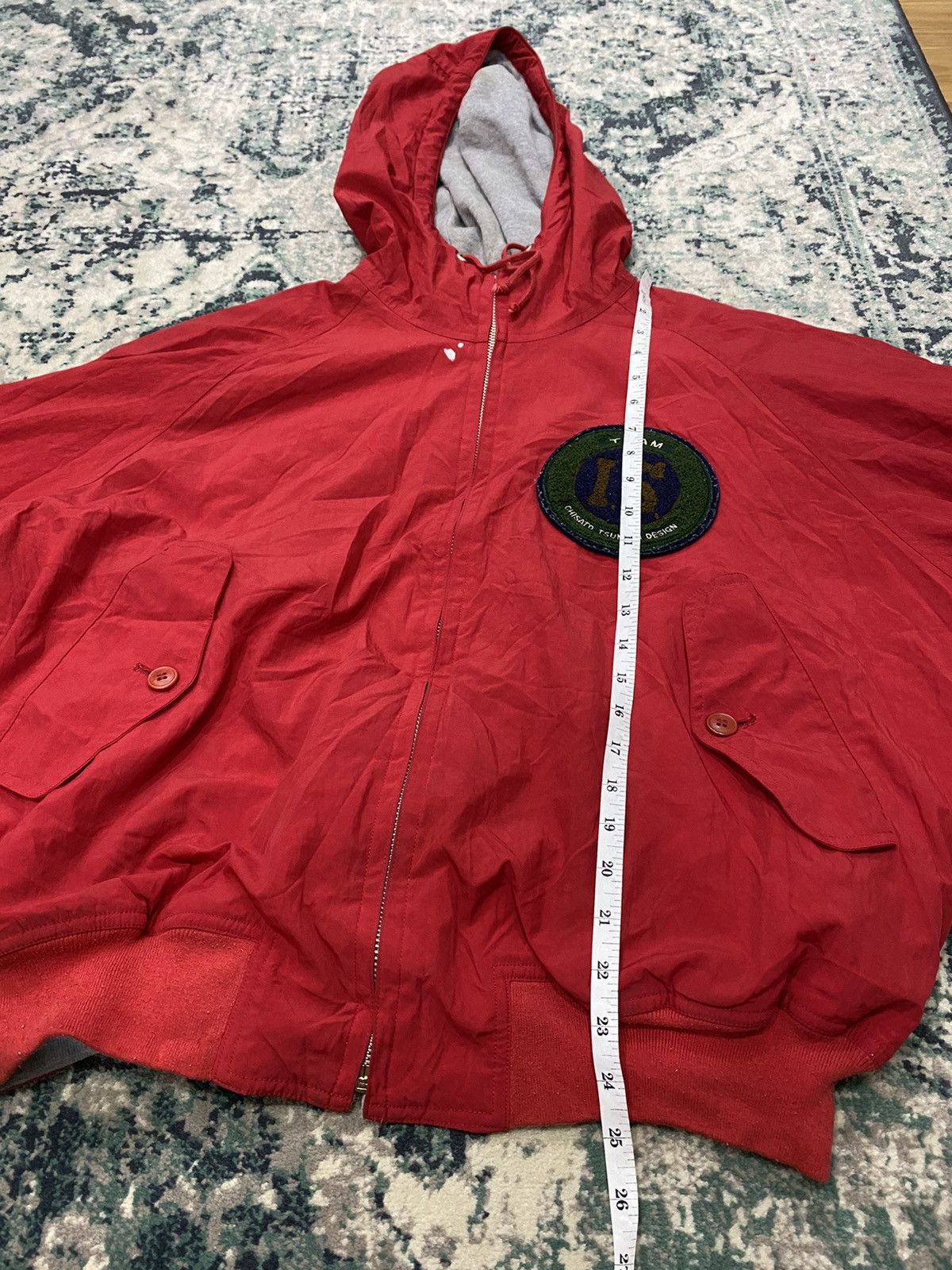 Issey Miyake Archive Issey Miyake Reversible IS Wool Logo Bomber Jacket Size US L / EU 52-54 / 3 - 14 Thumbnail