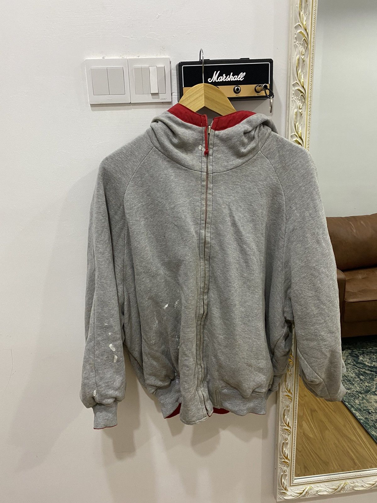 Issey Miyake Archive Issey Miyake Reversible IS Wool Logo Bomber Jacket Size US L / EU 52-54 / 3 - 17 Thumbnail