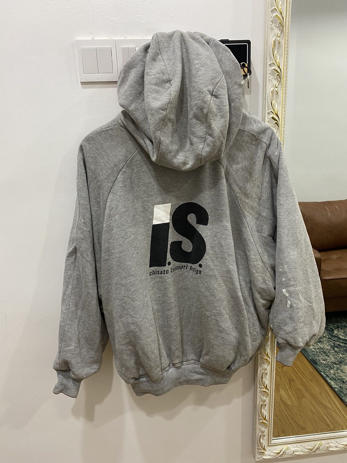 Issey Miyake Archive Issey Miyake Reversible IS Wool Logo Bomber Jacket Size US L / EU 52-54 / 3 - 15 Thumbnail
