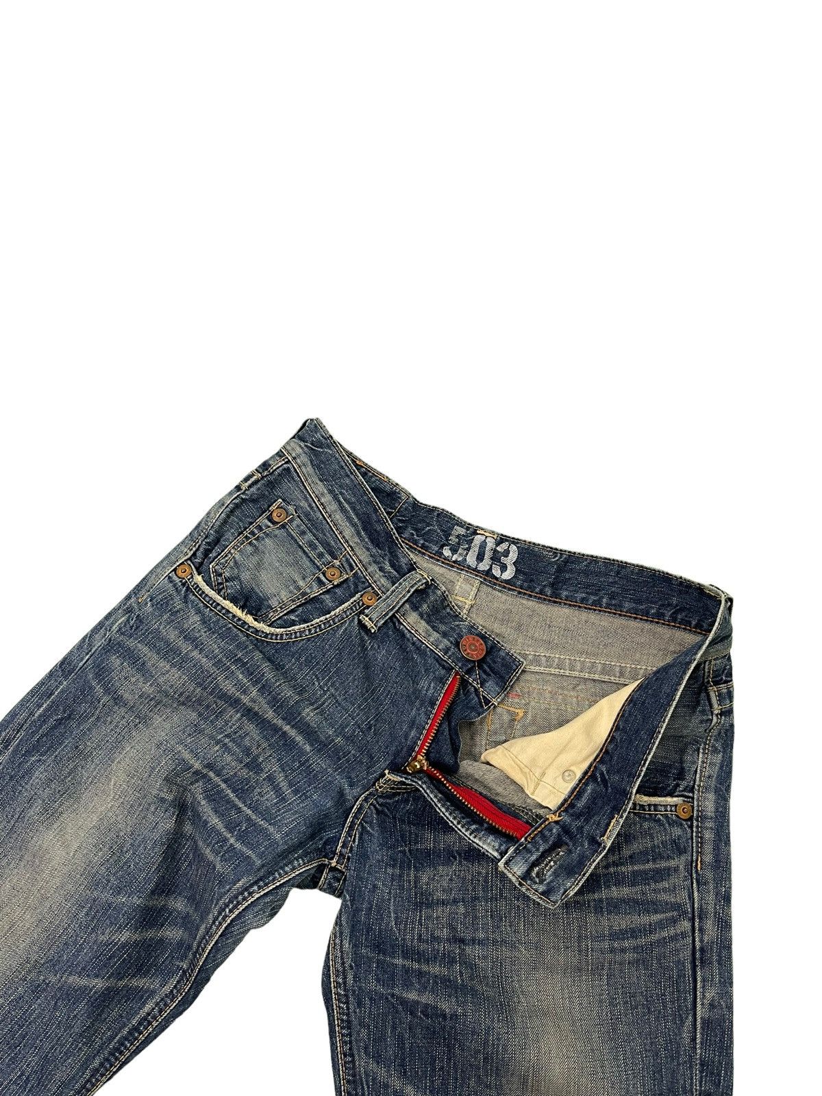 Edwin Flare Jeans Edwin Japan Faded Clawmark Denim Boot Cut 5🟦1 Size US 31 - 11 Thumbnail
