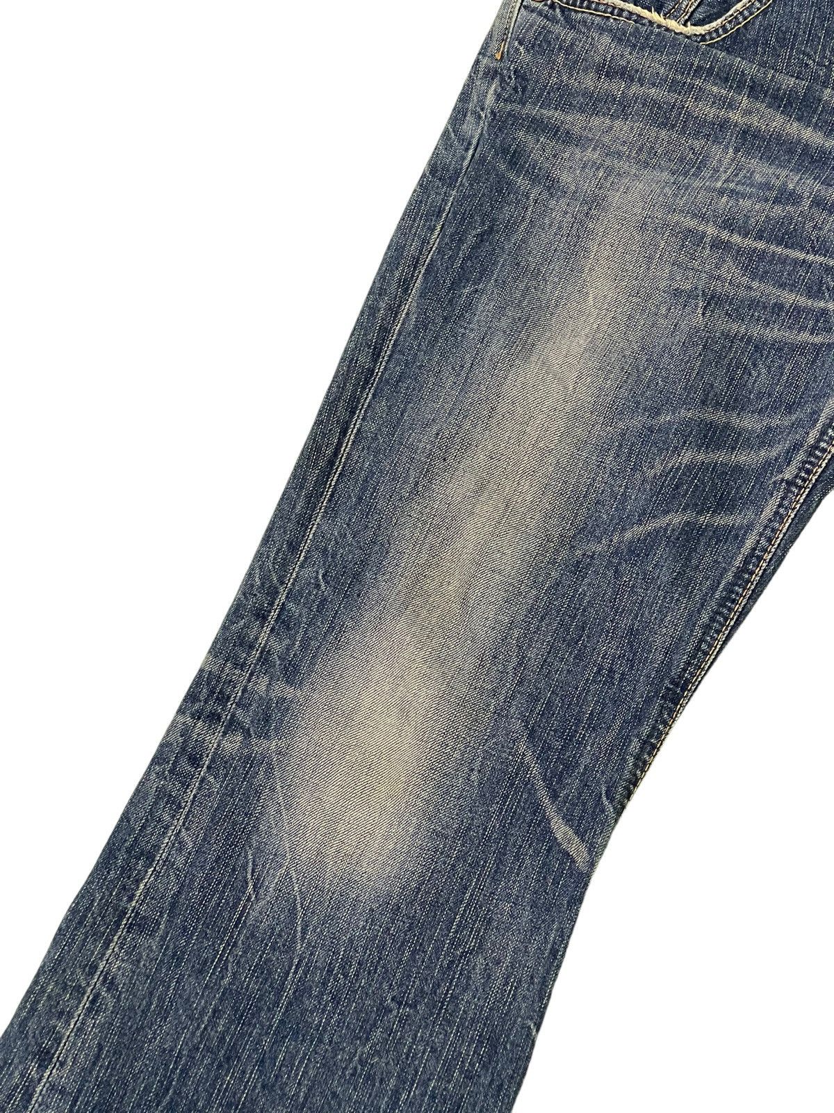 Edwin Flare Jeans Edwin Japan Faded Clawmark Denim Boot Cut 5🟦1 Size US 31 - 6 Thumbnail