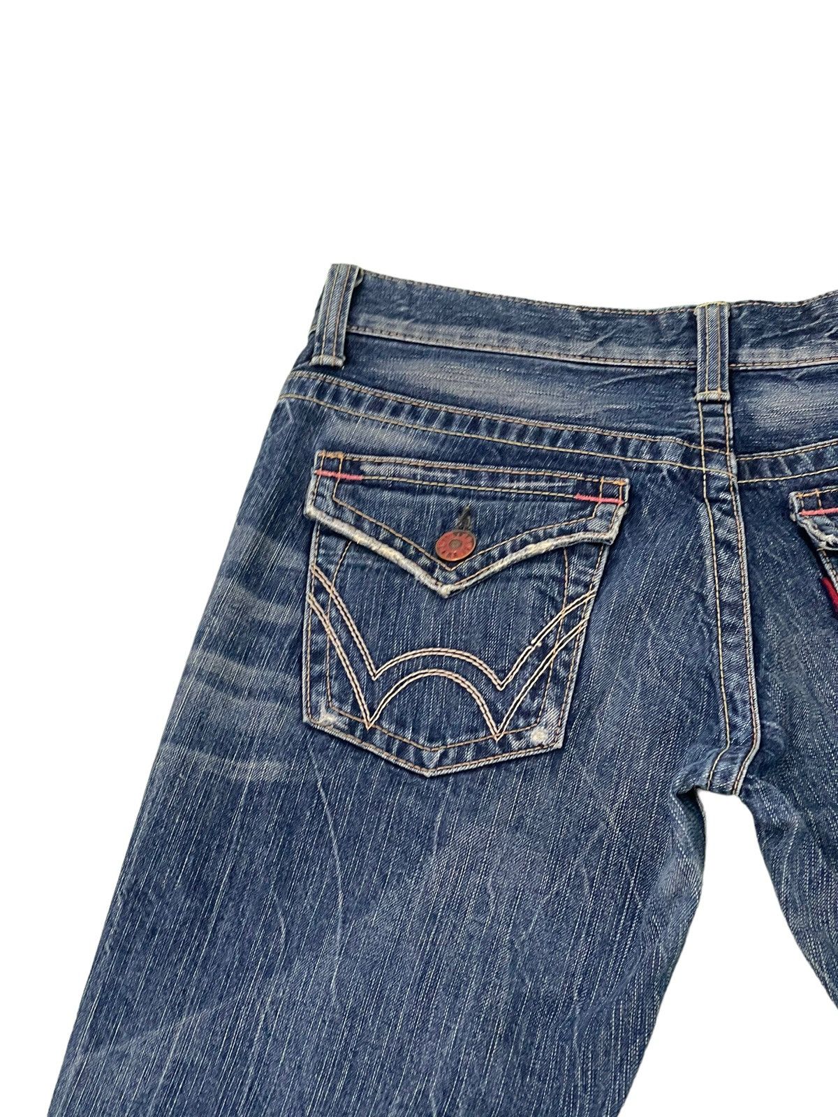Edwin Flare Jeans Edwin Japan Faded Clawmark Denim Boot Cut 5🟦1 Size US 31 - 19 Thumbnail