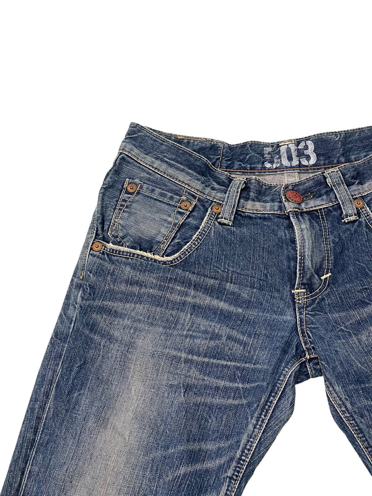 Edwin Flare Jeans Edwin Japan Faded Clawmark Denim Boot Cut 5🟦1 Size US 31 - 8 Thumbnail