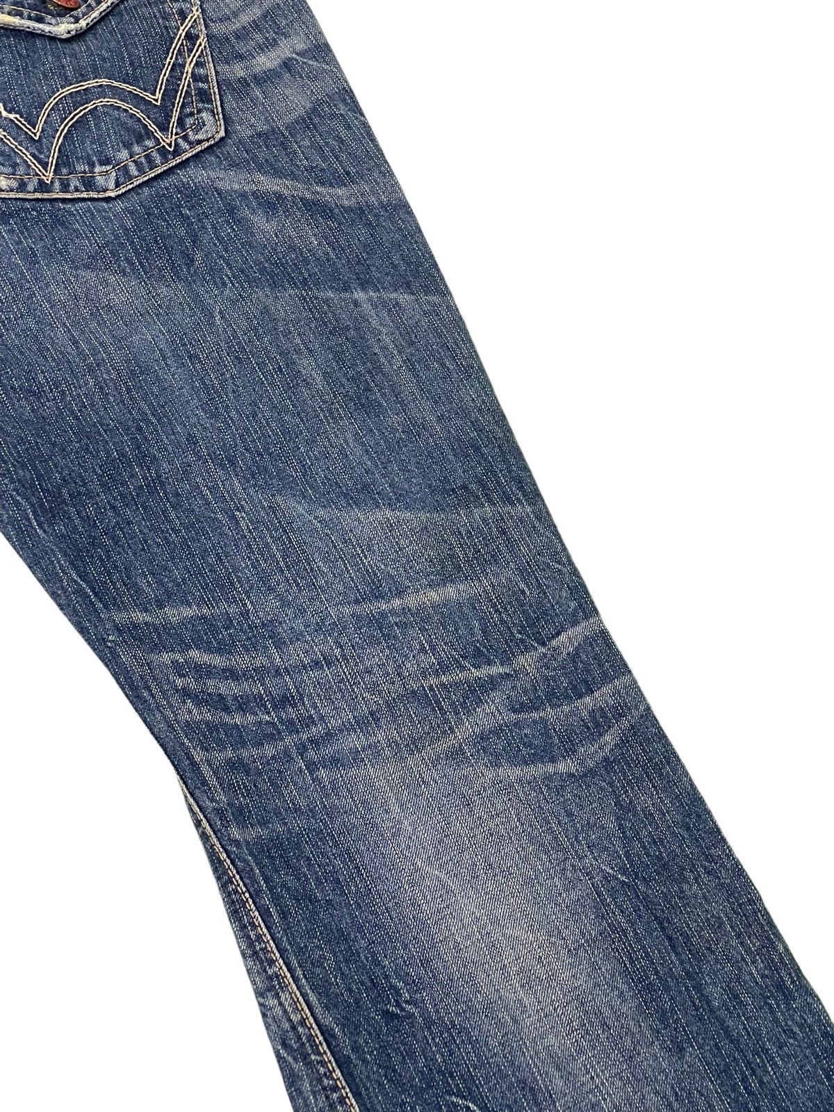 Edwin Flare Jeans Edwin Japan Faded Clawmark Denim Boot Cut 5🟦1 Size US 31 - 18 Thumbnail