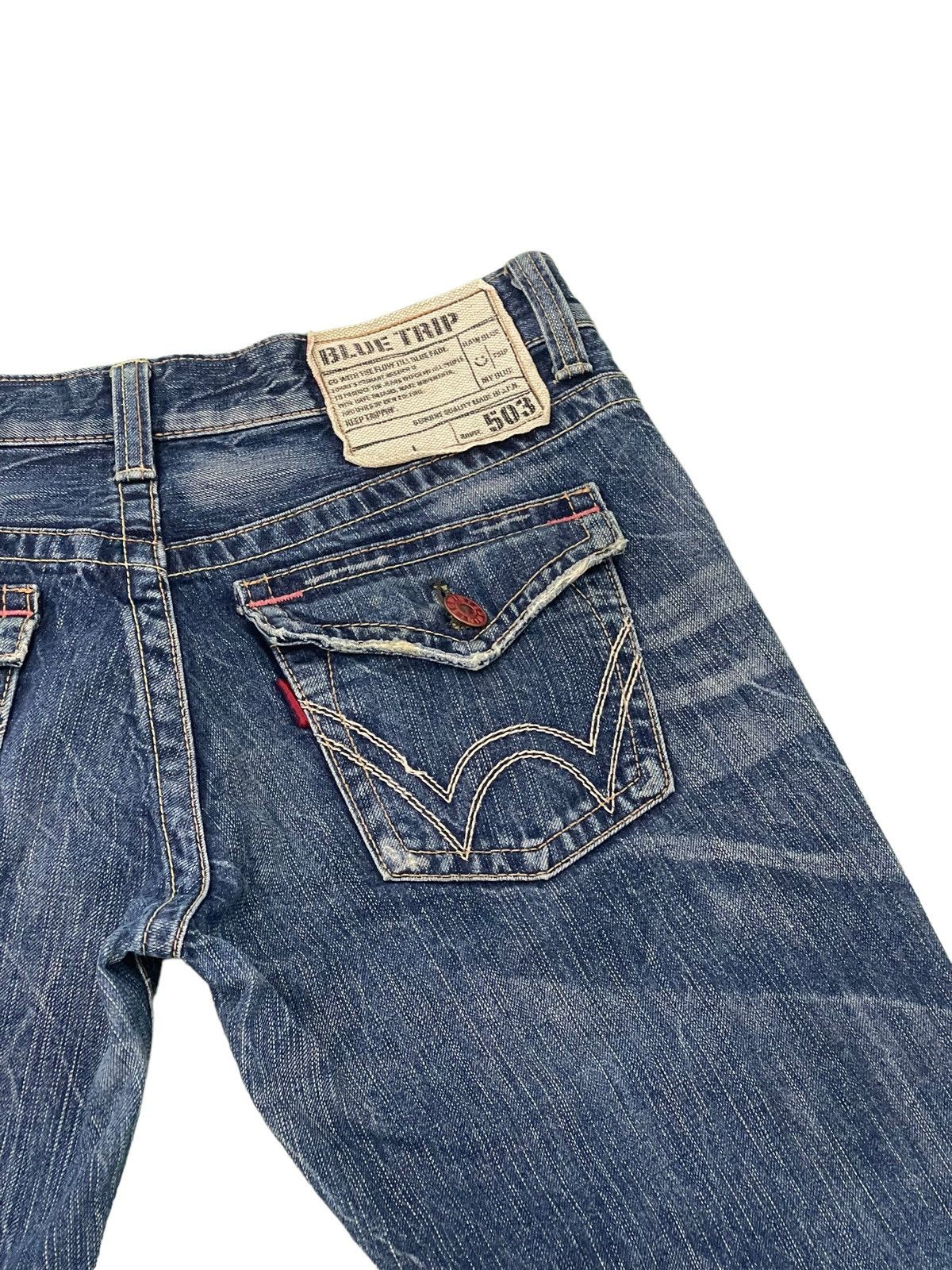 Edwin Flare Jeans Edwin Japan Faded Clawmark Denim Boot Cut 5🟦1 Size US 31 - 20 Thumbnail