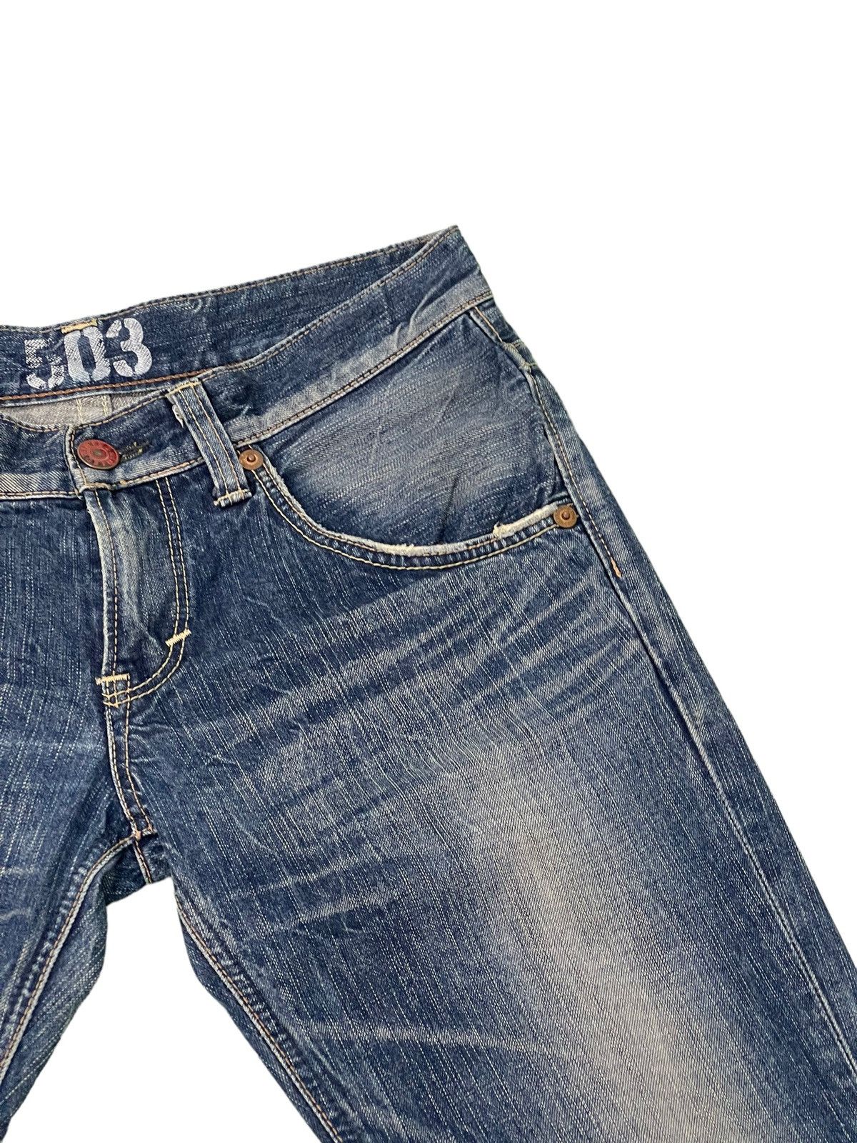 Edwin Flare Jeans Edwin Japan Faded Clawmark Denim Boot Cut 5🟦1 Size US 31 - 9 Thumbnail